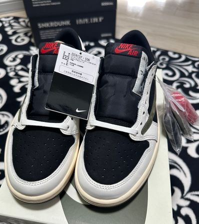 Travis Scott × Nike Women's Air Jordan 1 Low OG "Medium Olive"