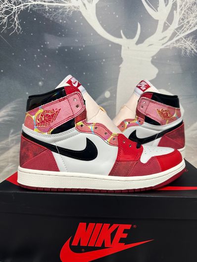 Spider-Man × Nike Air Jordan 1 Retro High OG SP "Spider-Man: Across the Spider-Verse/University Red"