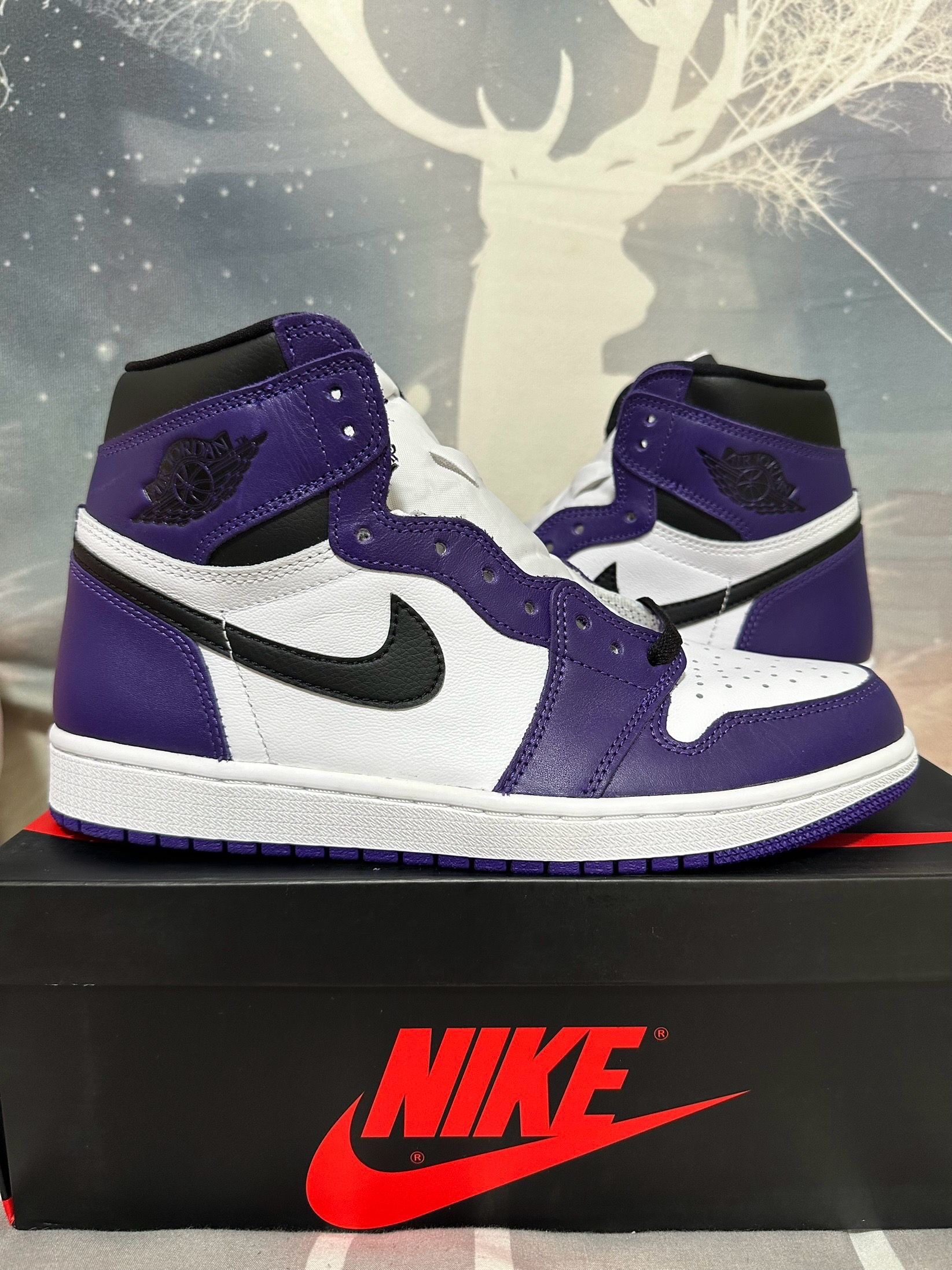 Nike Air Jordan 1 Retro High OG "Court Purple White/Black" (2020)
