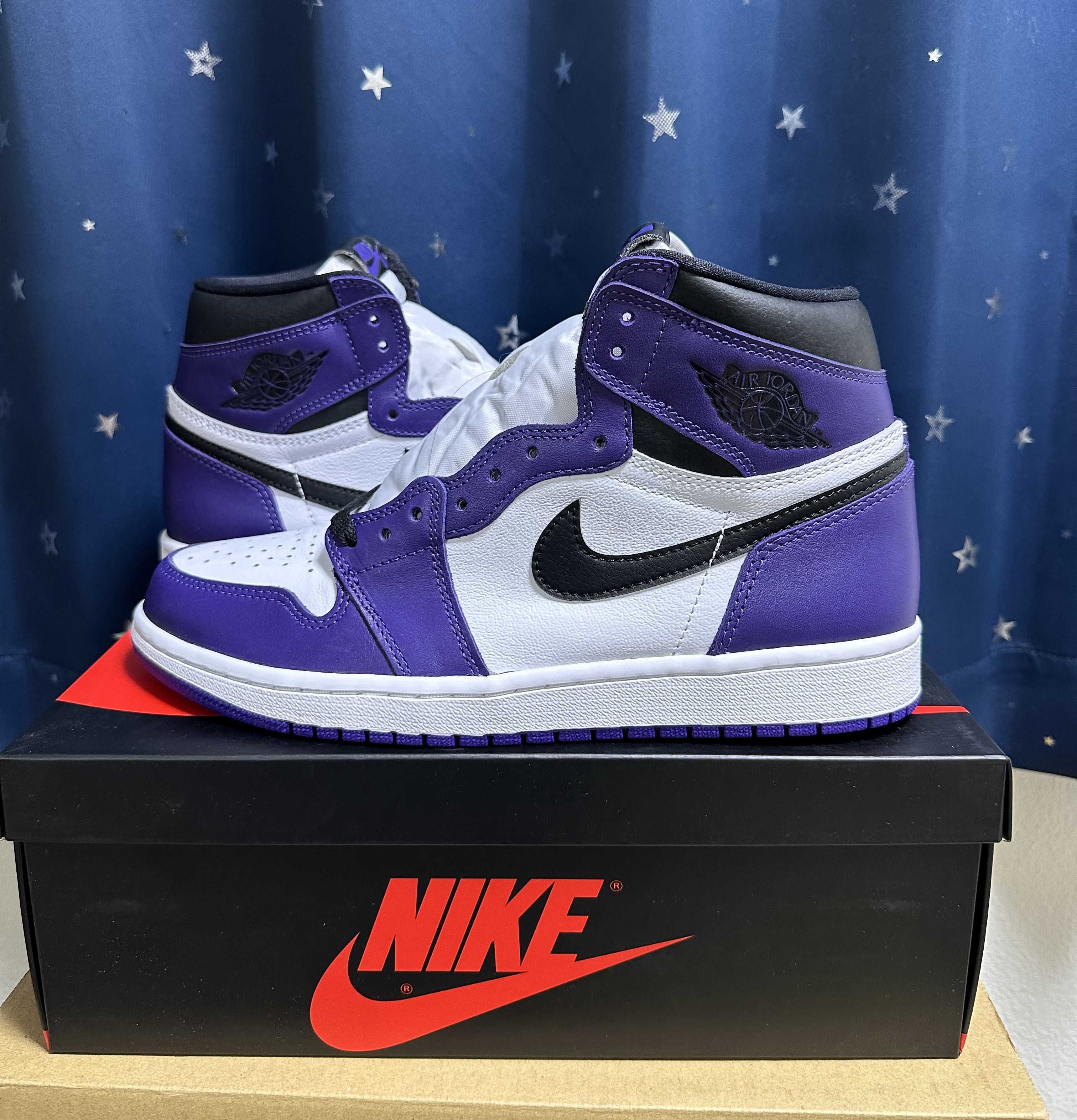 Nike Air Jordan 1 Retro High OG "Court Purple White/Black" (2020)