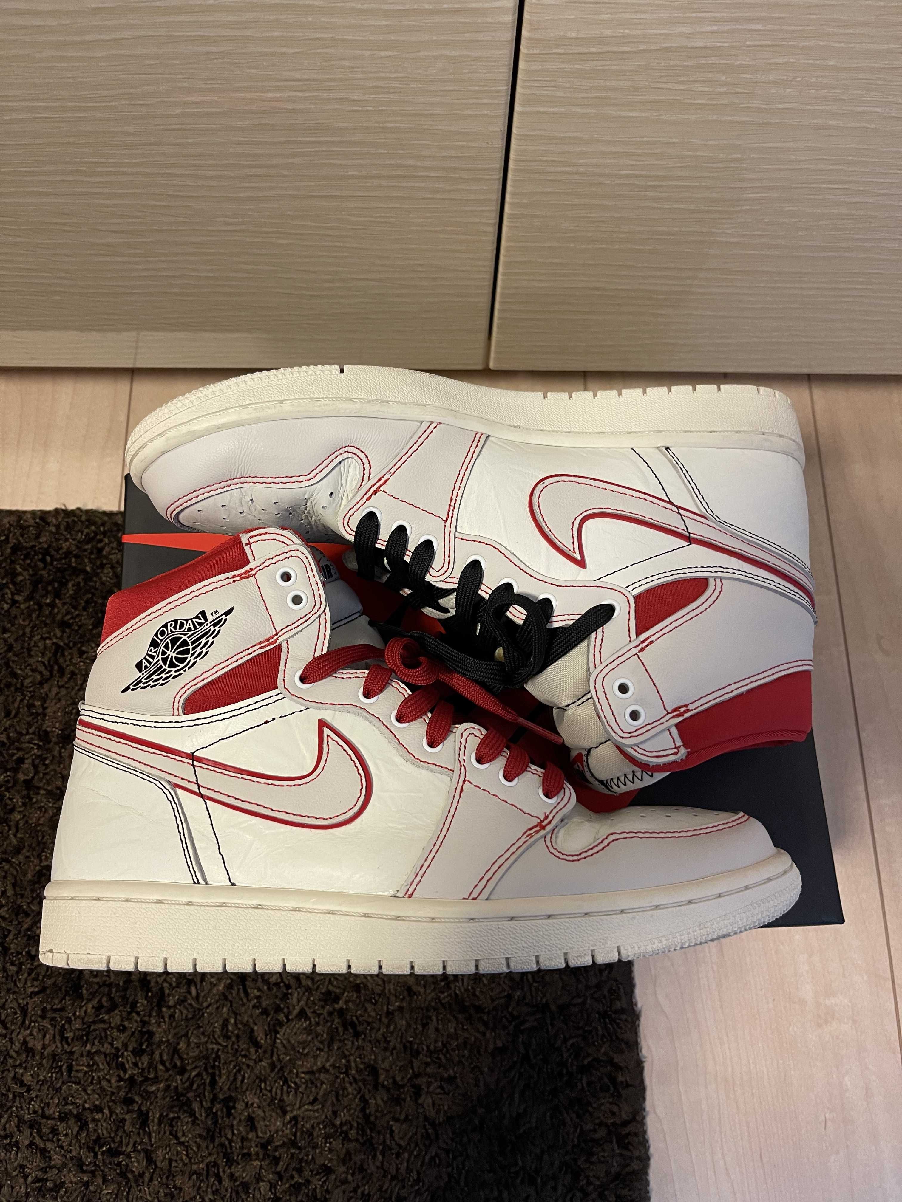 Nike Air Jordan 1 Retro High OG "Sail/University Red"     
