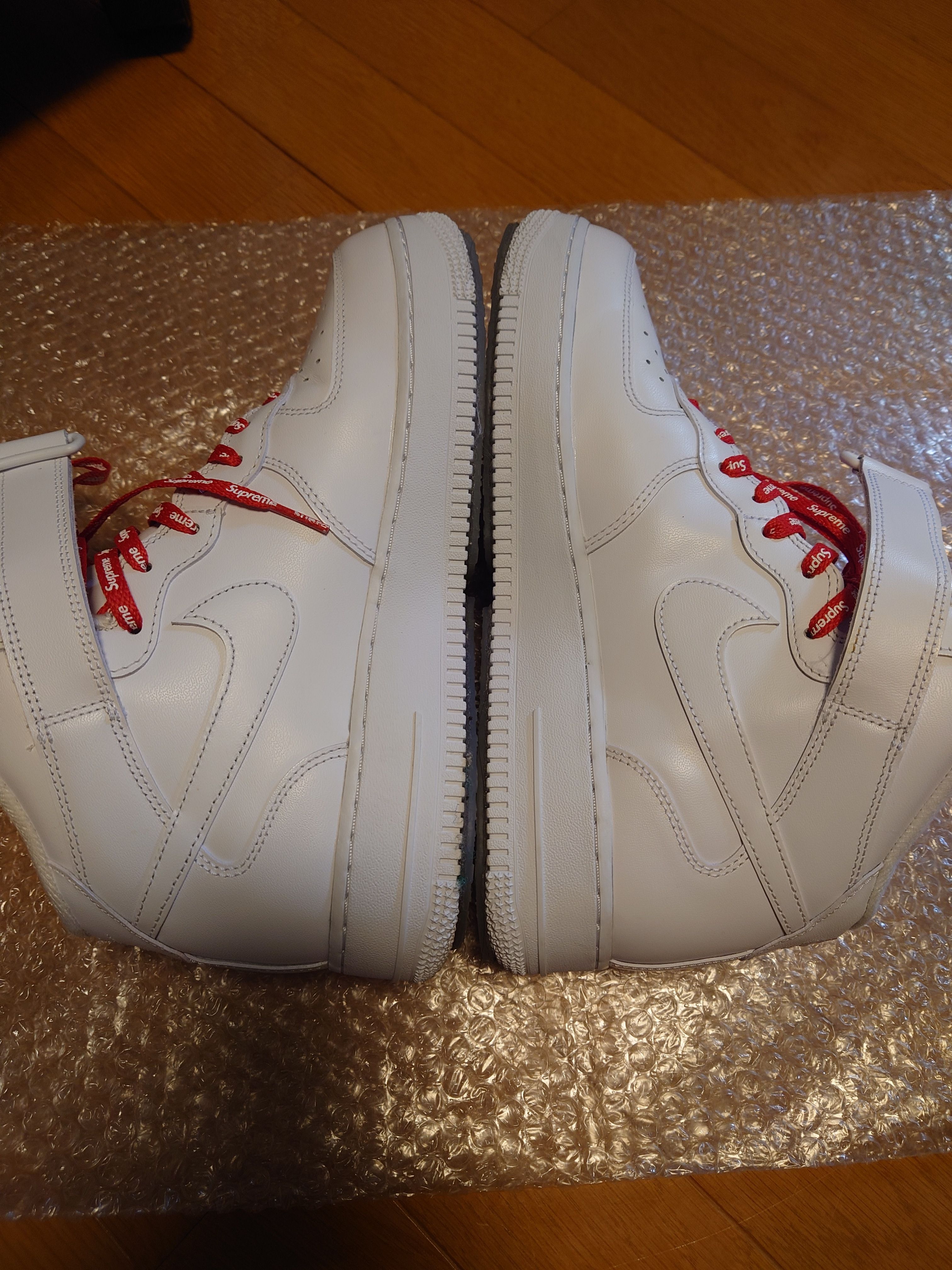 Supreme × Nike Air Force 1 Mid "White" FW24