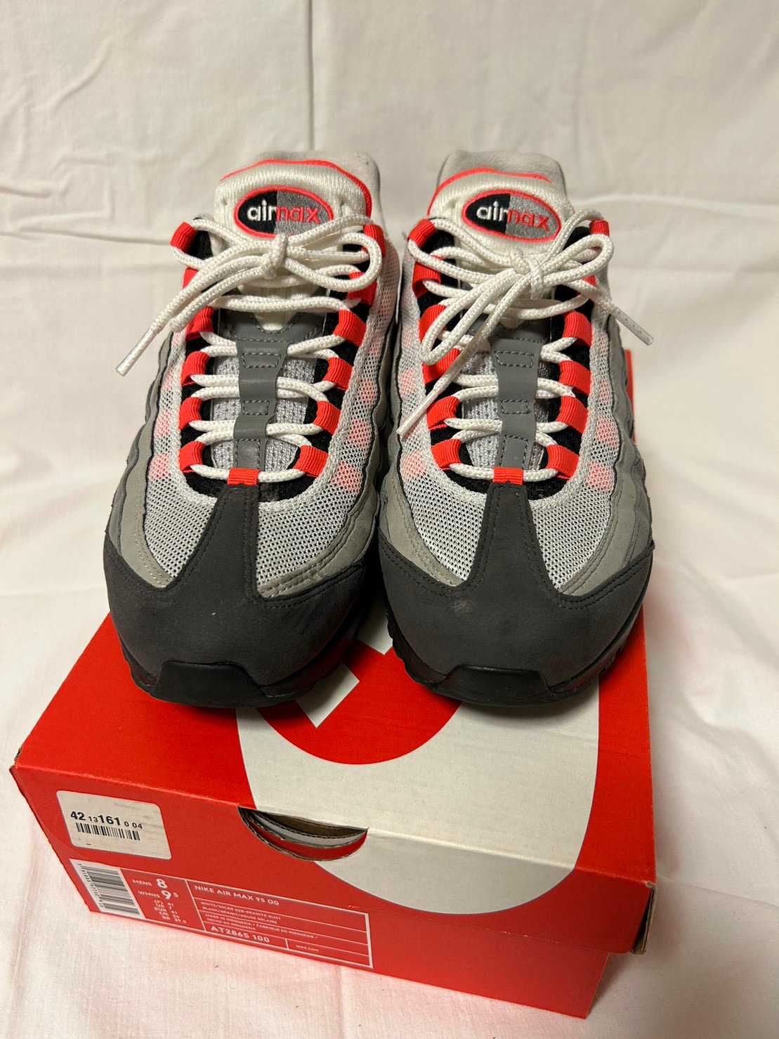 Nike Air Max 95 OG "White/Solar Red"