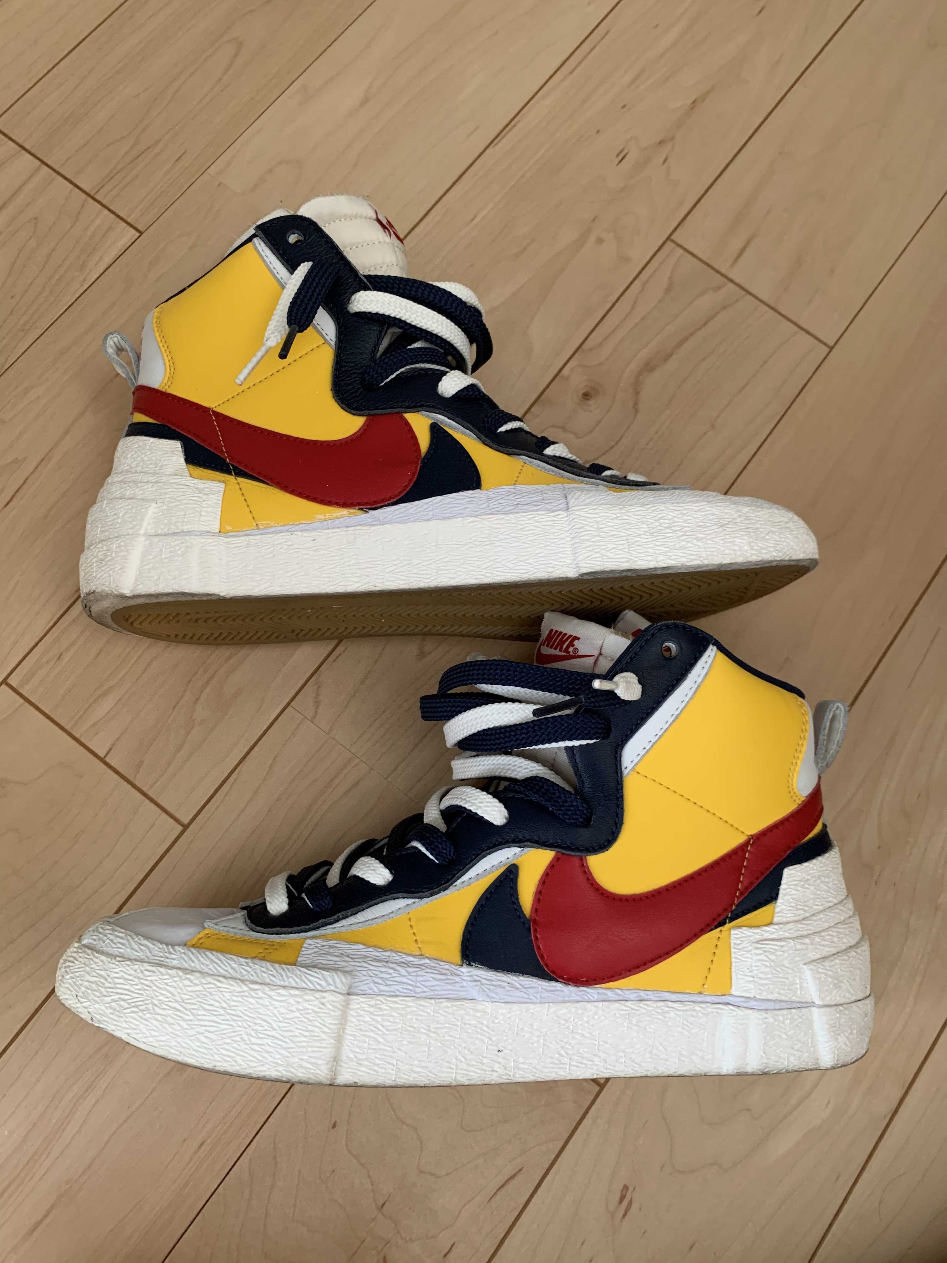 sacai × Nike Blazer Mid "Varsity Maize/Varsity Red"