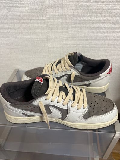 Travis Scott × Nike Air Jordan 1 Low OG SP "Reverse Mocha/Sail and Ridgerock"
