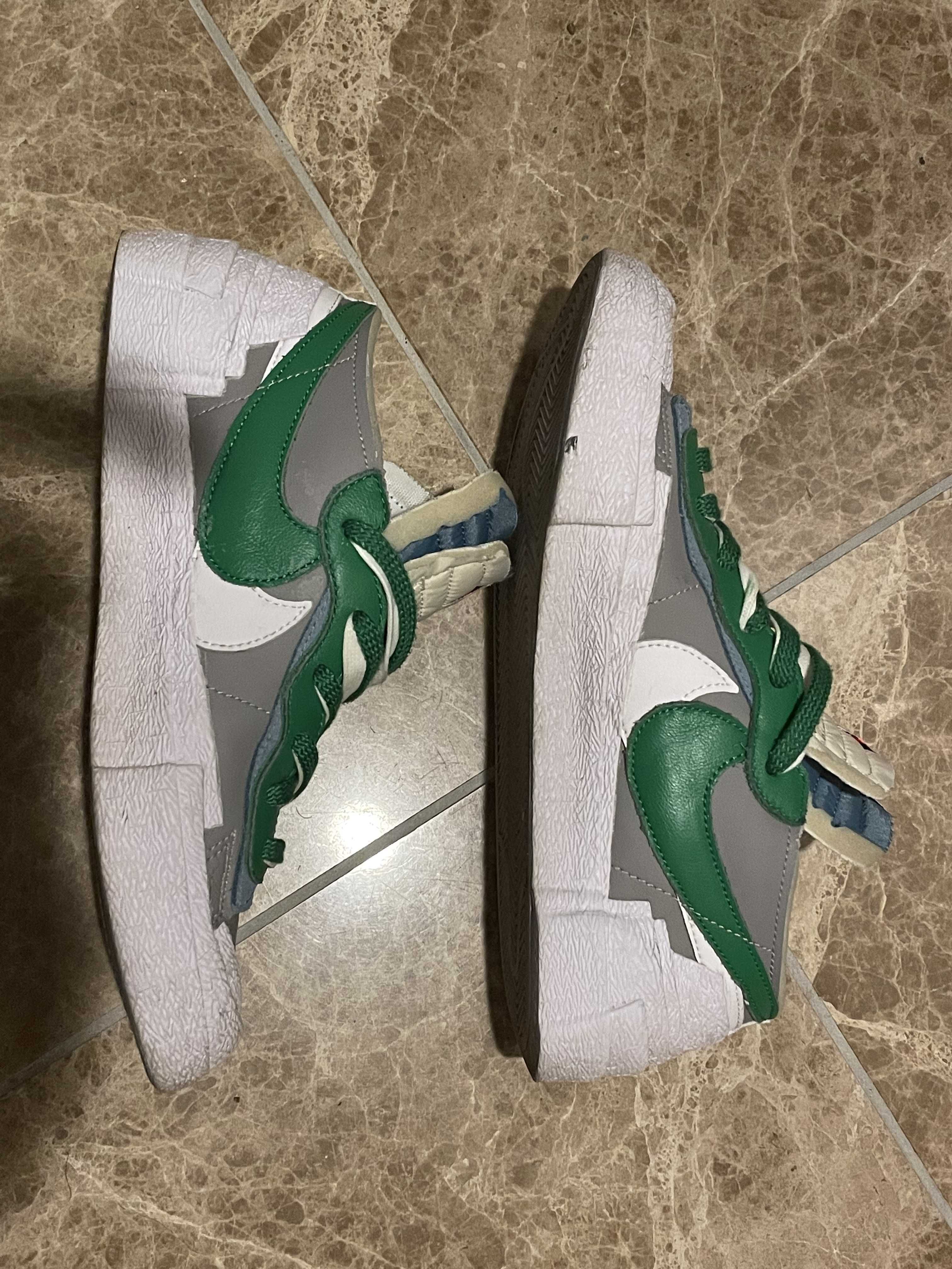 sacai × Nike Blazer Low "Classic Green"
