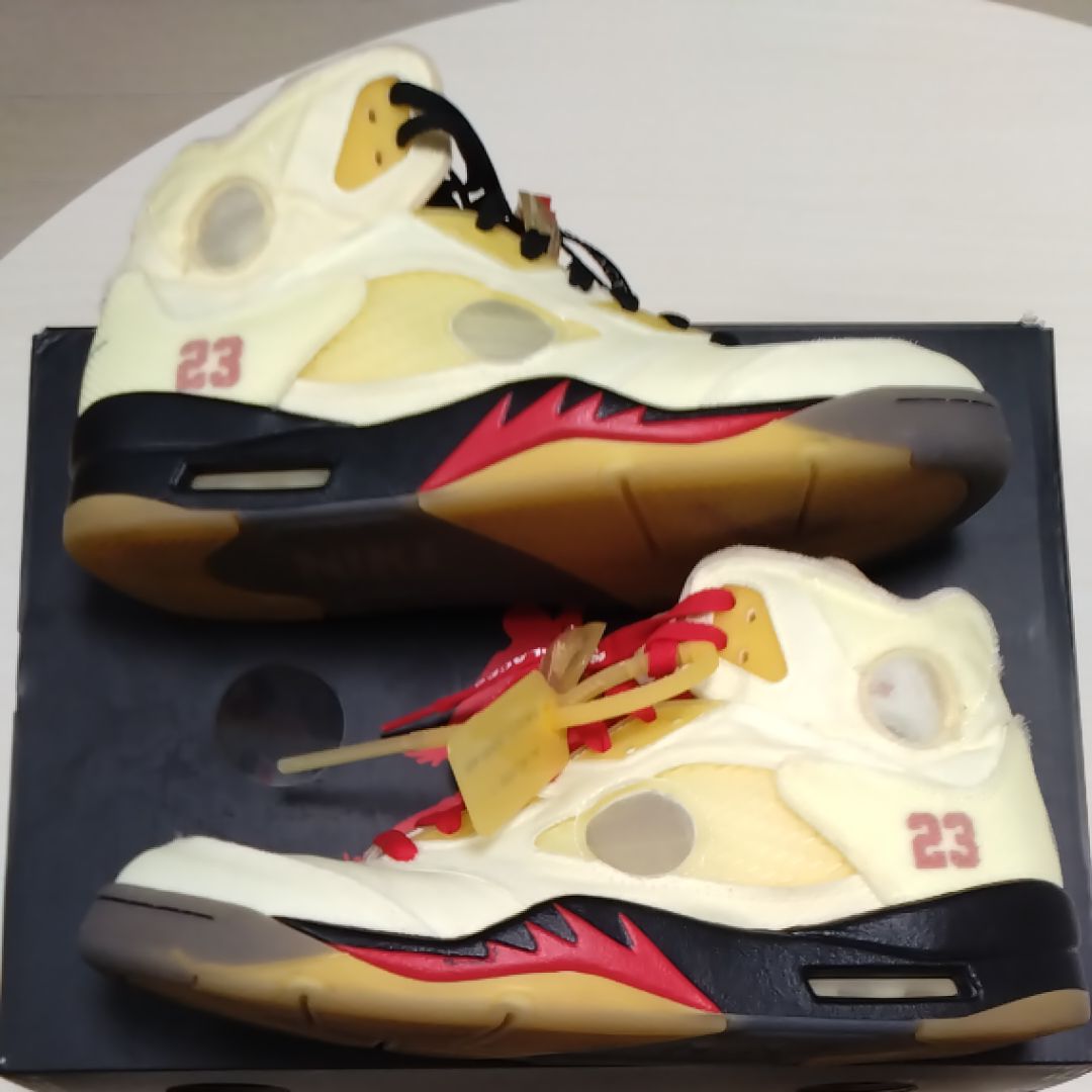 Off-White × Nike Air Jordan 5 "Sail"