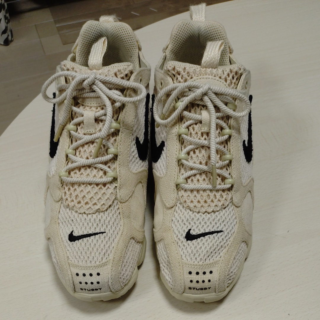 Stussy × Nike Air Zoom Spiridon CG 2 "Fossil/Black"