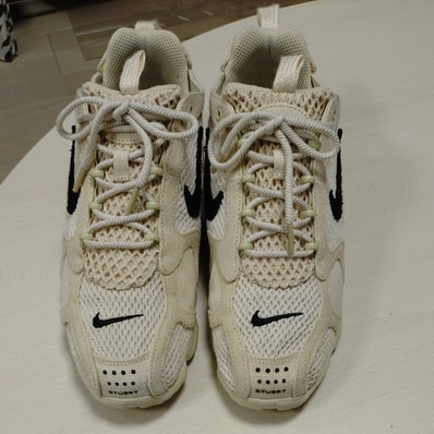 Stussy × Nike Air Zoom Spiridon CG 2 "Fossil/Black"