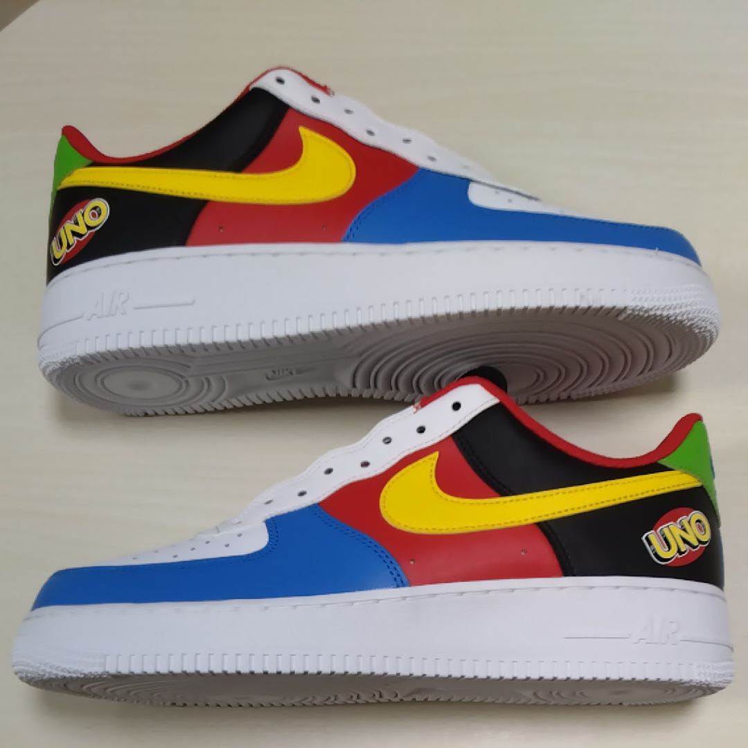 UNO x Nike Air Force 1 Low "White/Yellow/University Red"