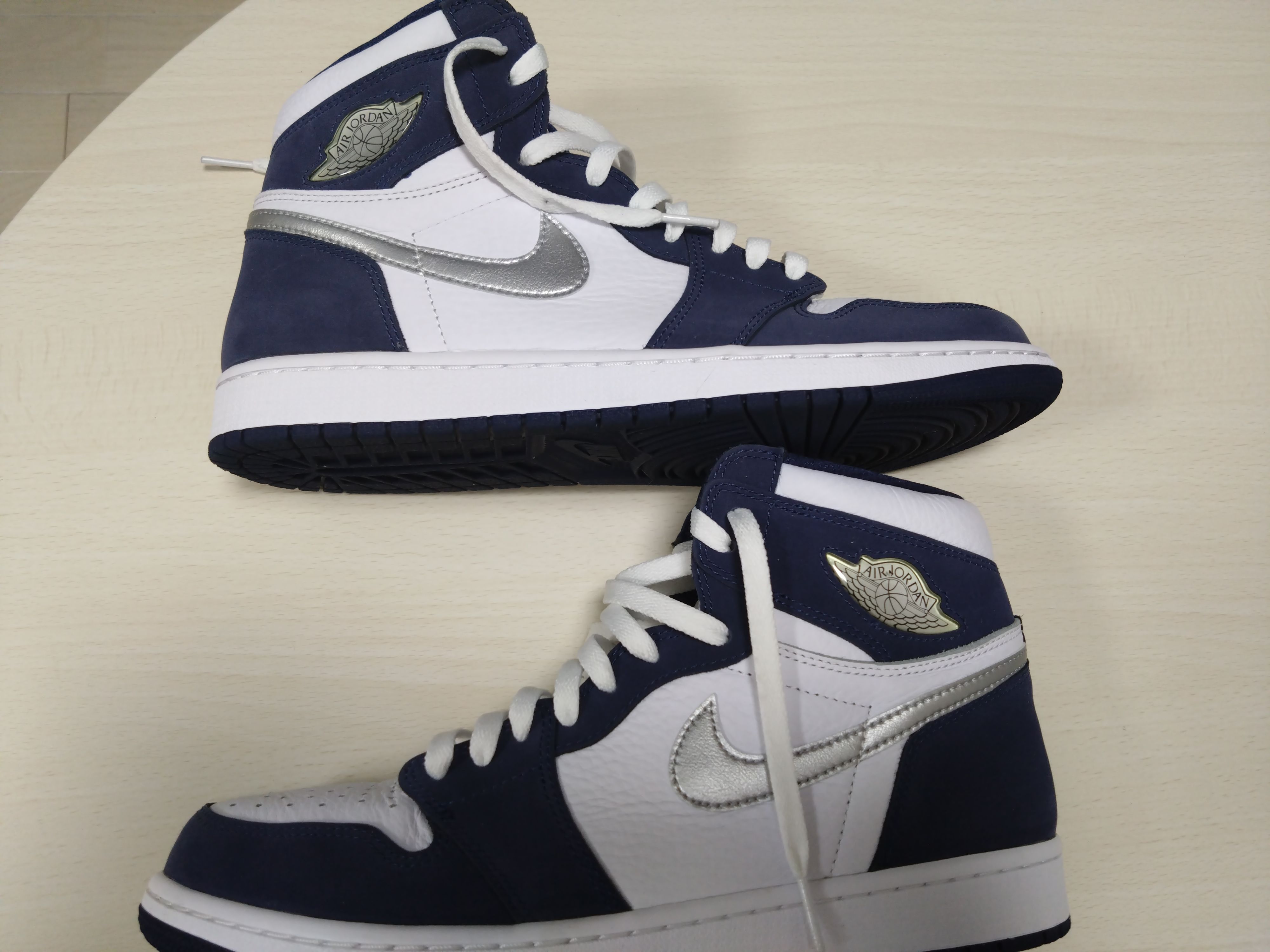 Nike Air Jordan 1 High OG CO.JP "White/Midnight Navy" (2020)(ブリーフケースなし)