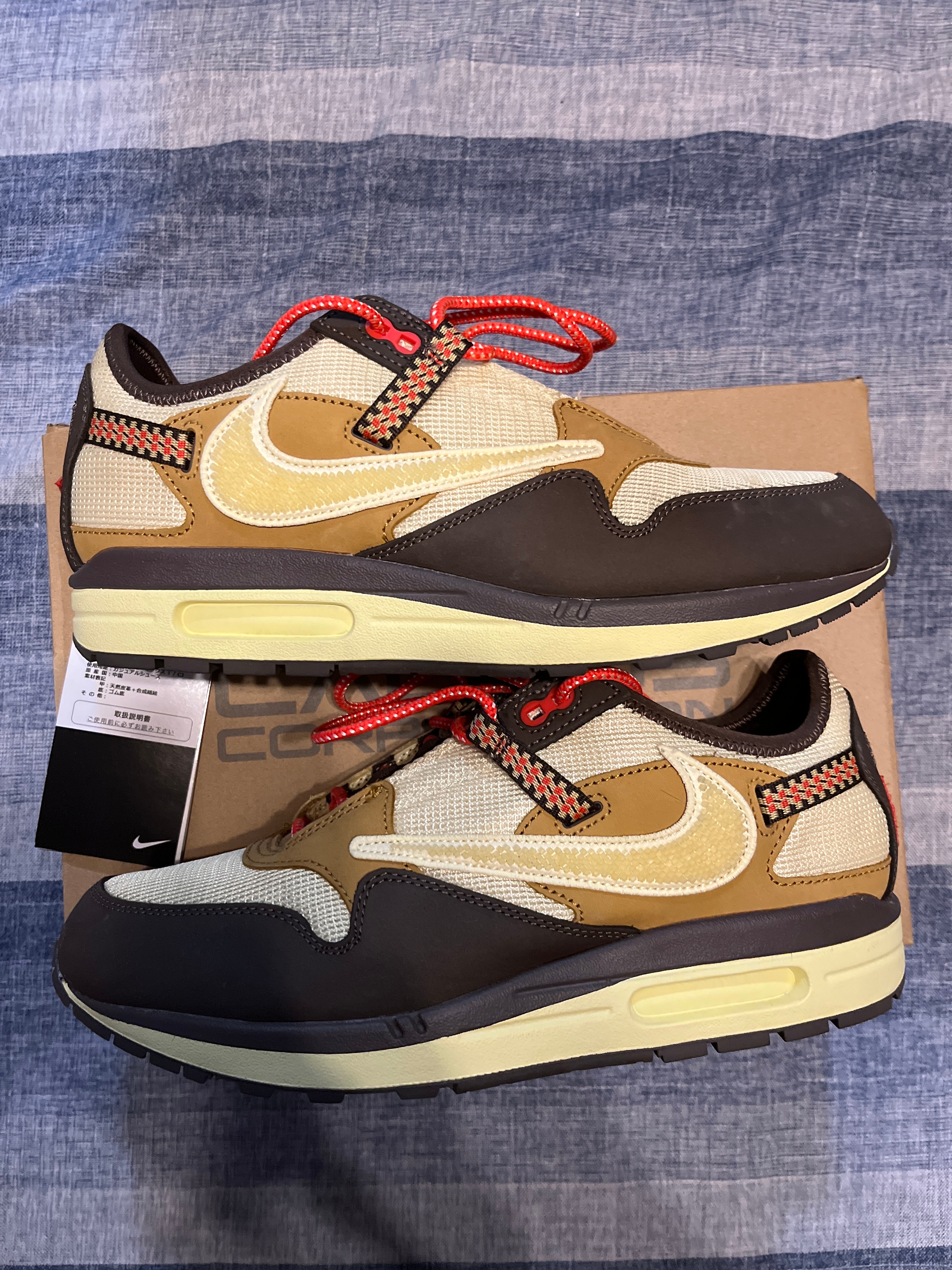 Travis Scott × Nike Air Max 1 "CACT.US Brown"