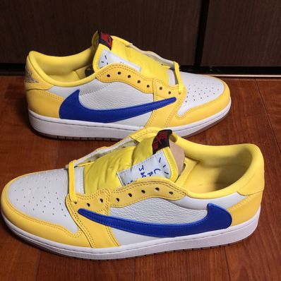 Travis Scott × Nike Women's Air Jordan 1 Retro Low OG "Canary"