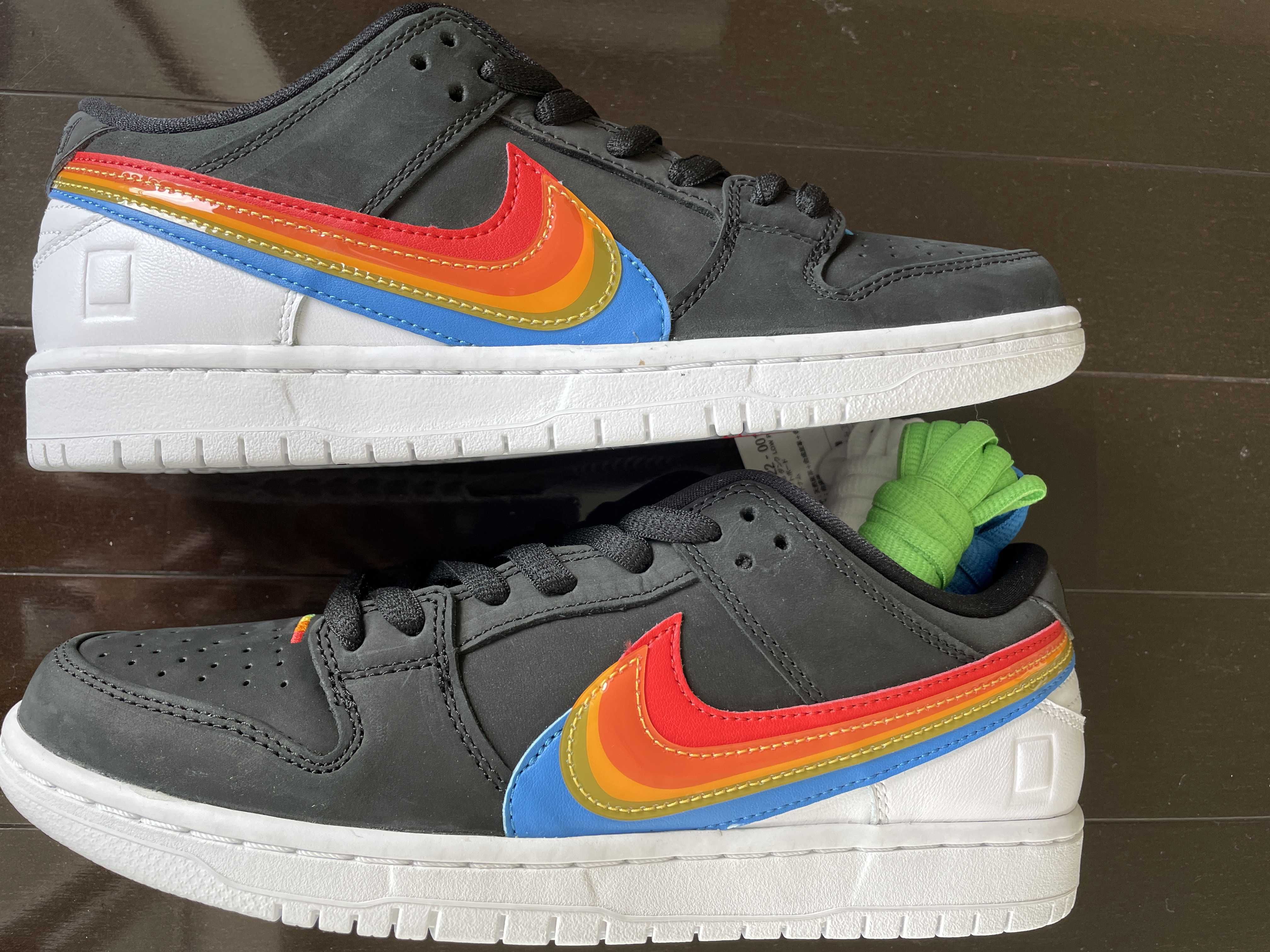 Polaroid × Nike SB Dunk Low Pro QS "Black/White"