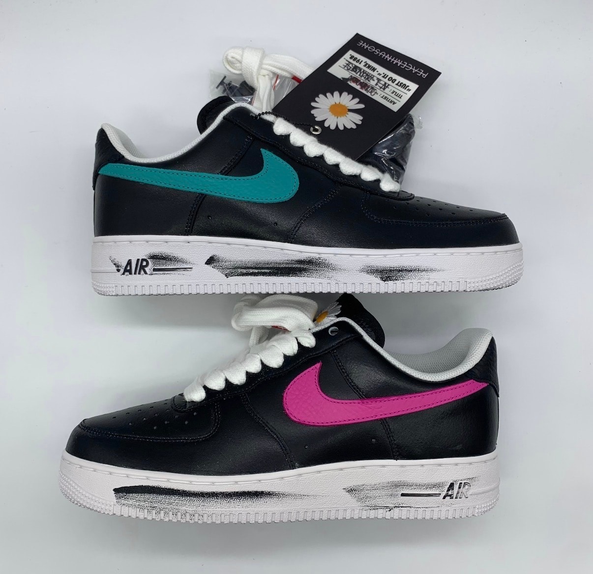 PEACEMINUSONE × Nike Air Force 1 Low '07 Para-Noise 3.0 "Black and Multi-Color" / G-DRAGON