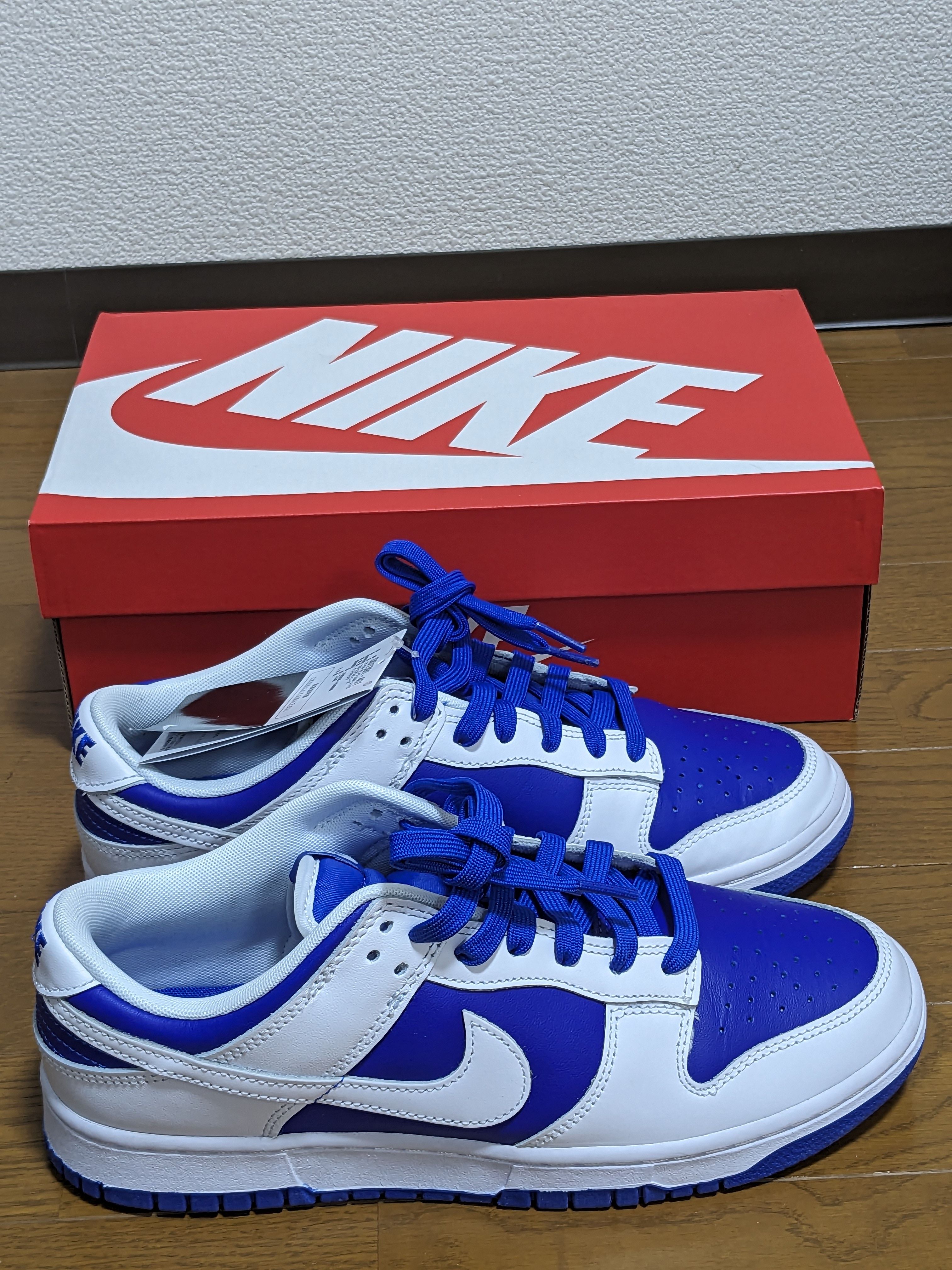 Nike Dunk Low Retro "Racer Blue and White"