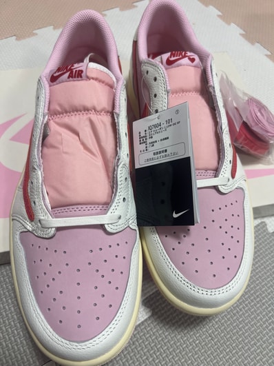 Travis Scott × Nike Air Jordan 1 Retro Low OG "Sail/Tropical Pink"