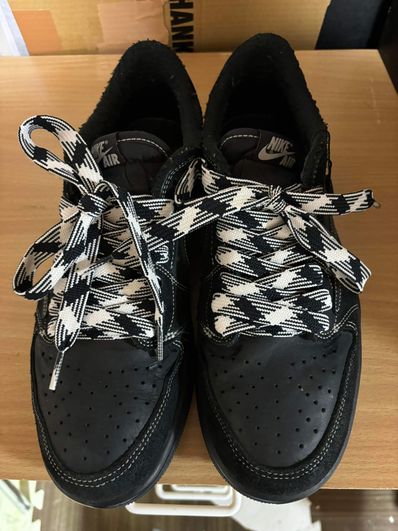 Travis Scott × Nike Air Jordan 1 Low OG SP "Black Phantom"