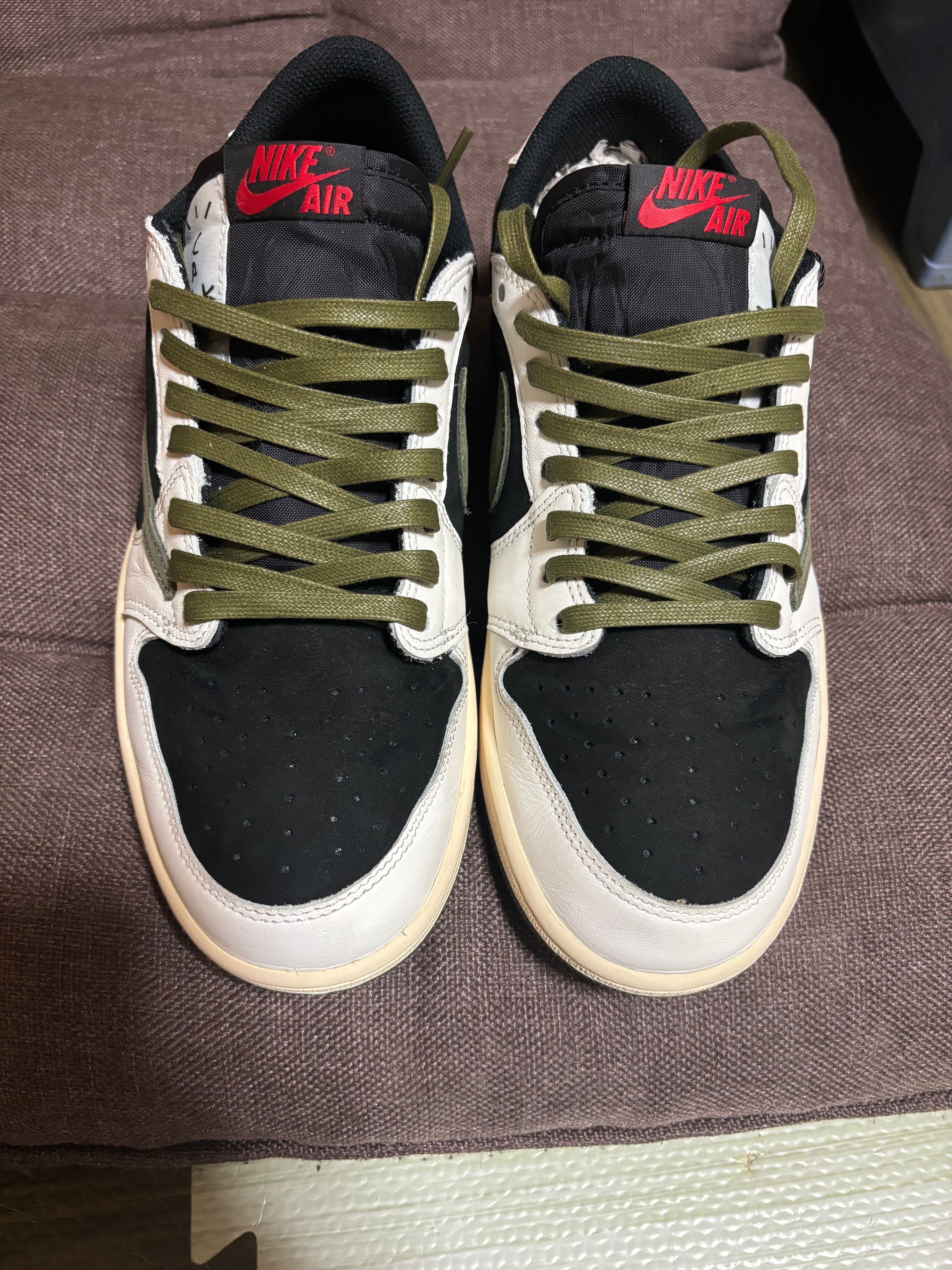 Travis Scott × Nike Women's Air Jordan 1 Low OG "Medium Olive"