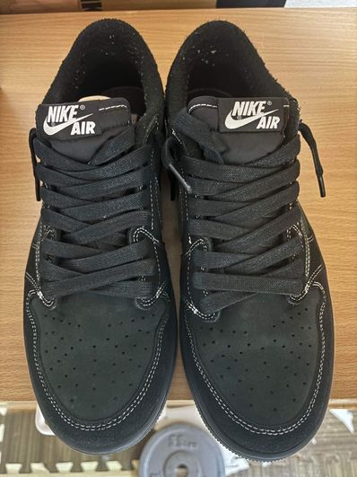 Travis Scott × Nike Air Jordan 1 Low OG SP "Black Phantom"