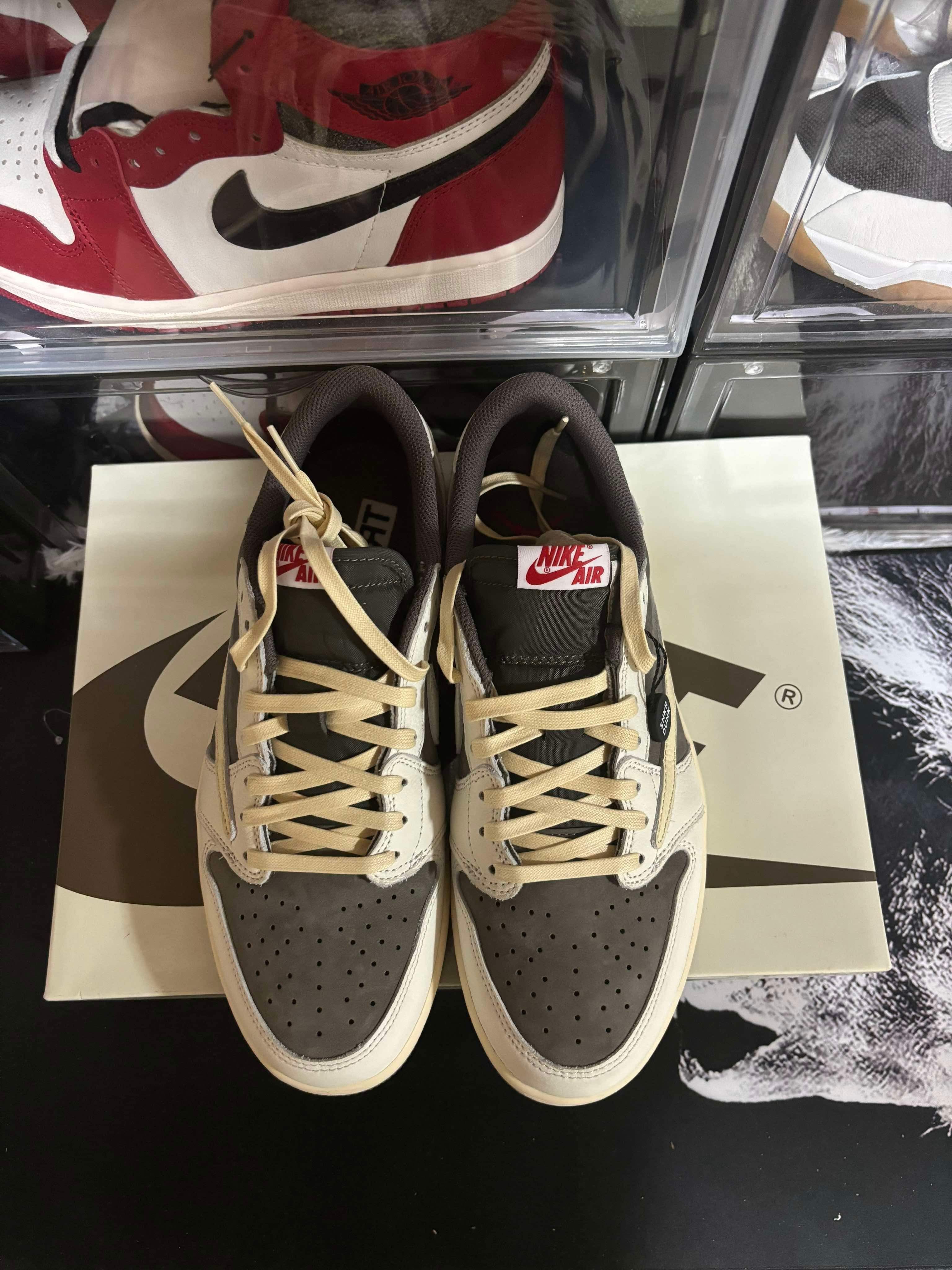 Travis Scott × Nike Air Jordan 1 Low OG SP "Reverse Mocha/Sail and Ridgerock"