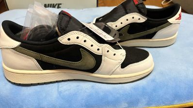 Travis Scott × Nike Women's Air Jordan 1 Low OG "Medium Olive"