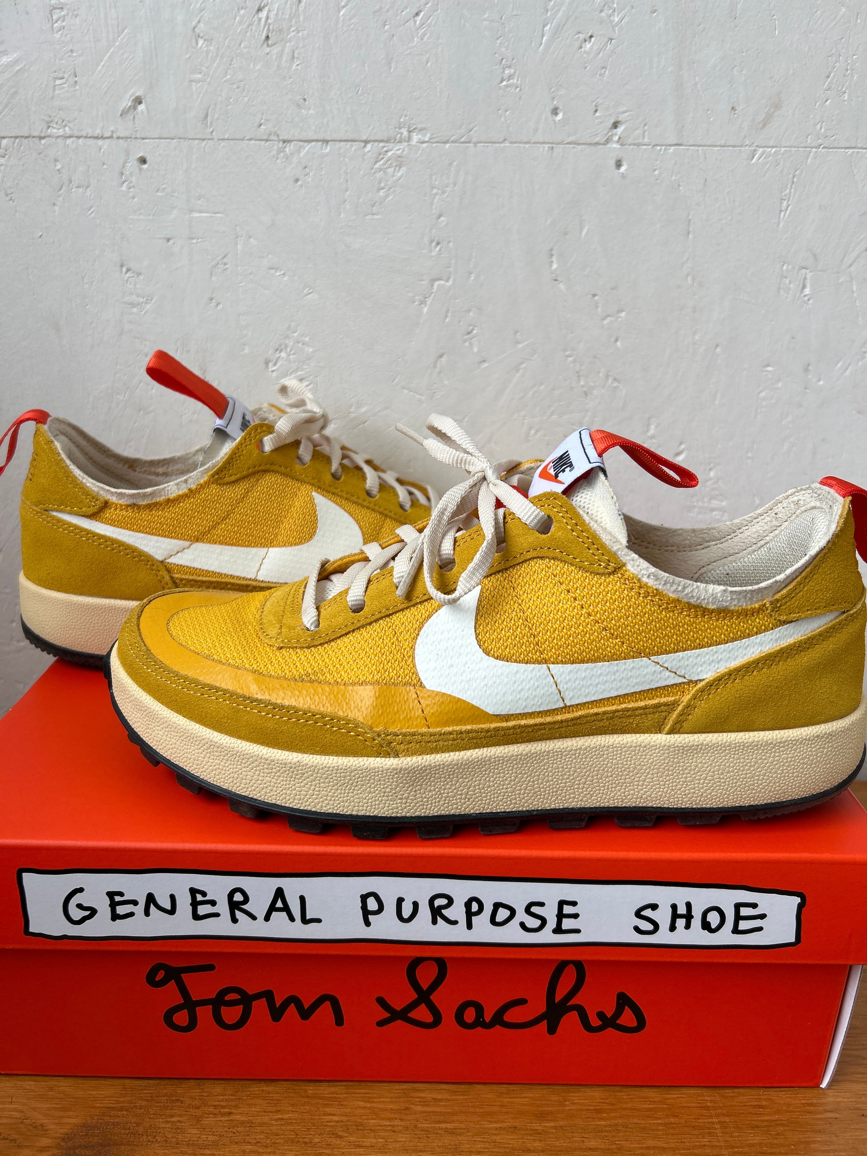 Tom Sachs × NikeCraft Women's General Purpose Shoe "Yellow / Archive"