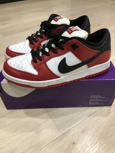 Nike SB Dunk Low Pro "J-Pack Chicago/Varsity Red and White"