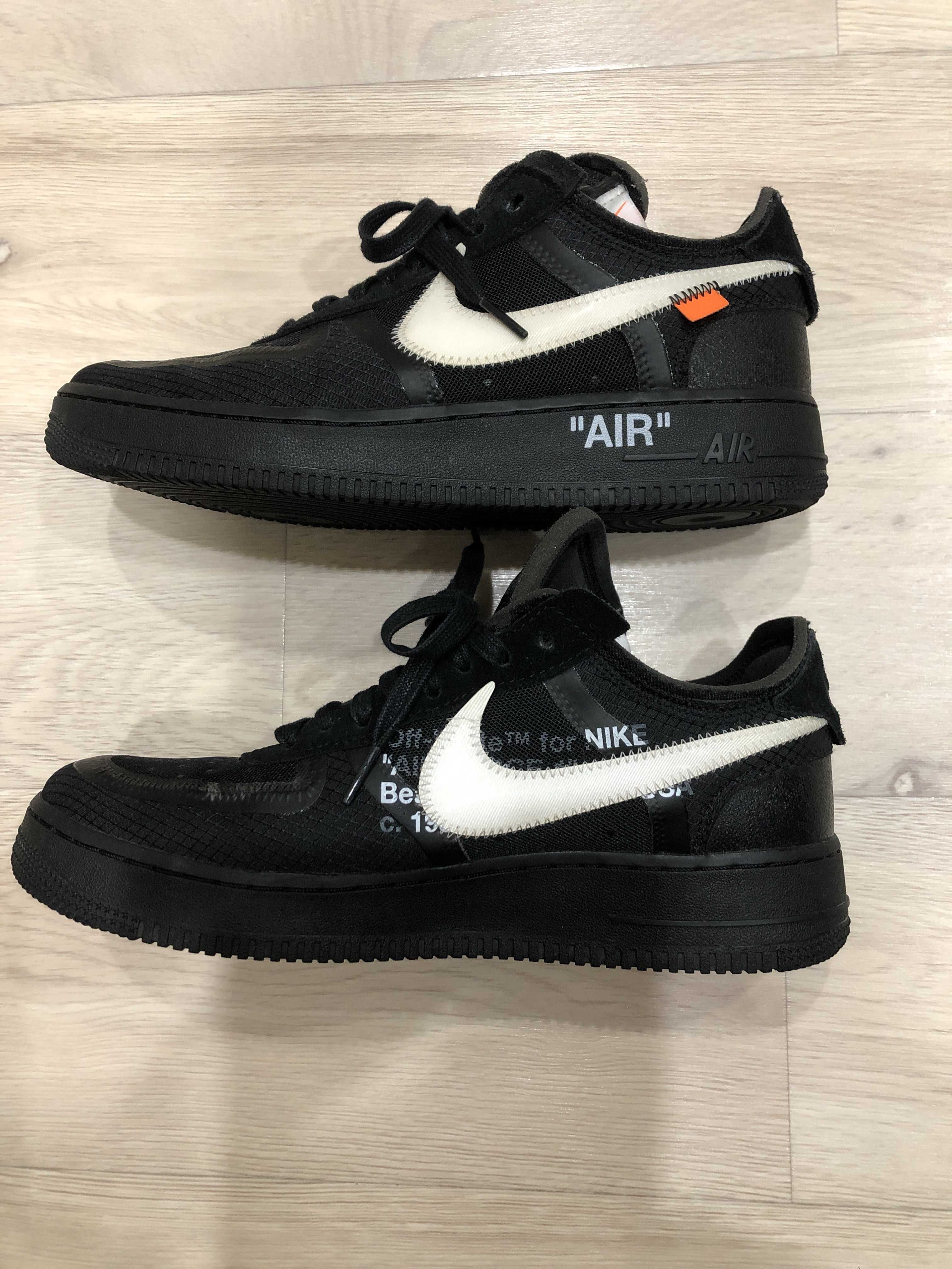 Off-White × Nike Air Force 1 Low "Black"