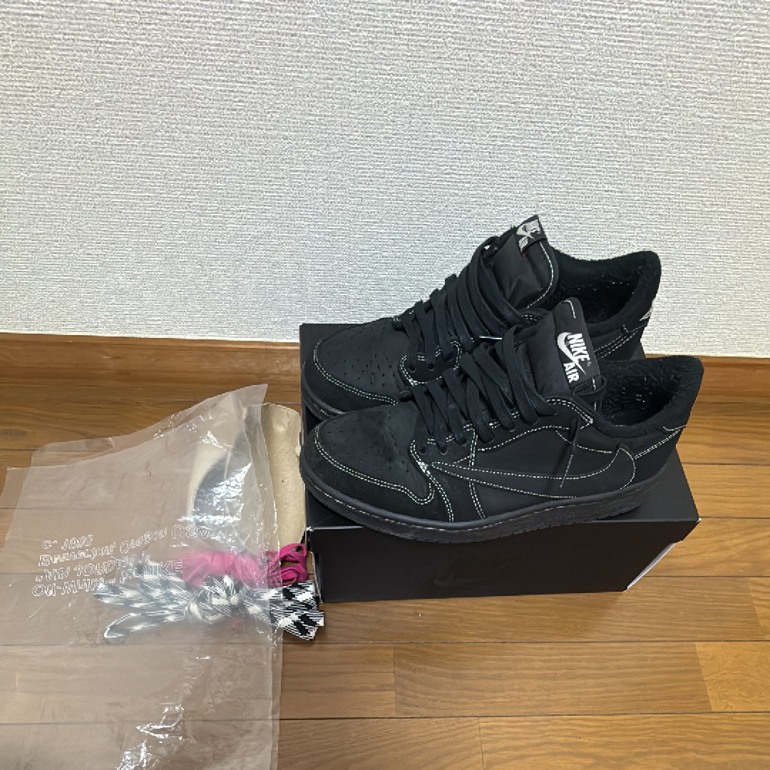 Travis Scott × Nike Air Jordan 1 Low OG SP "Black Phantom"