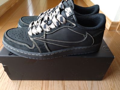 Travis Scott × Nike Air Jordan 1 Low OG SP "Black Phantom"