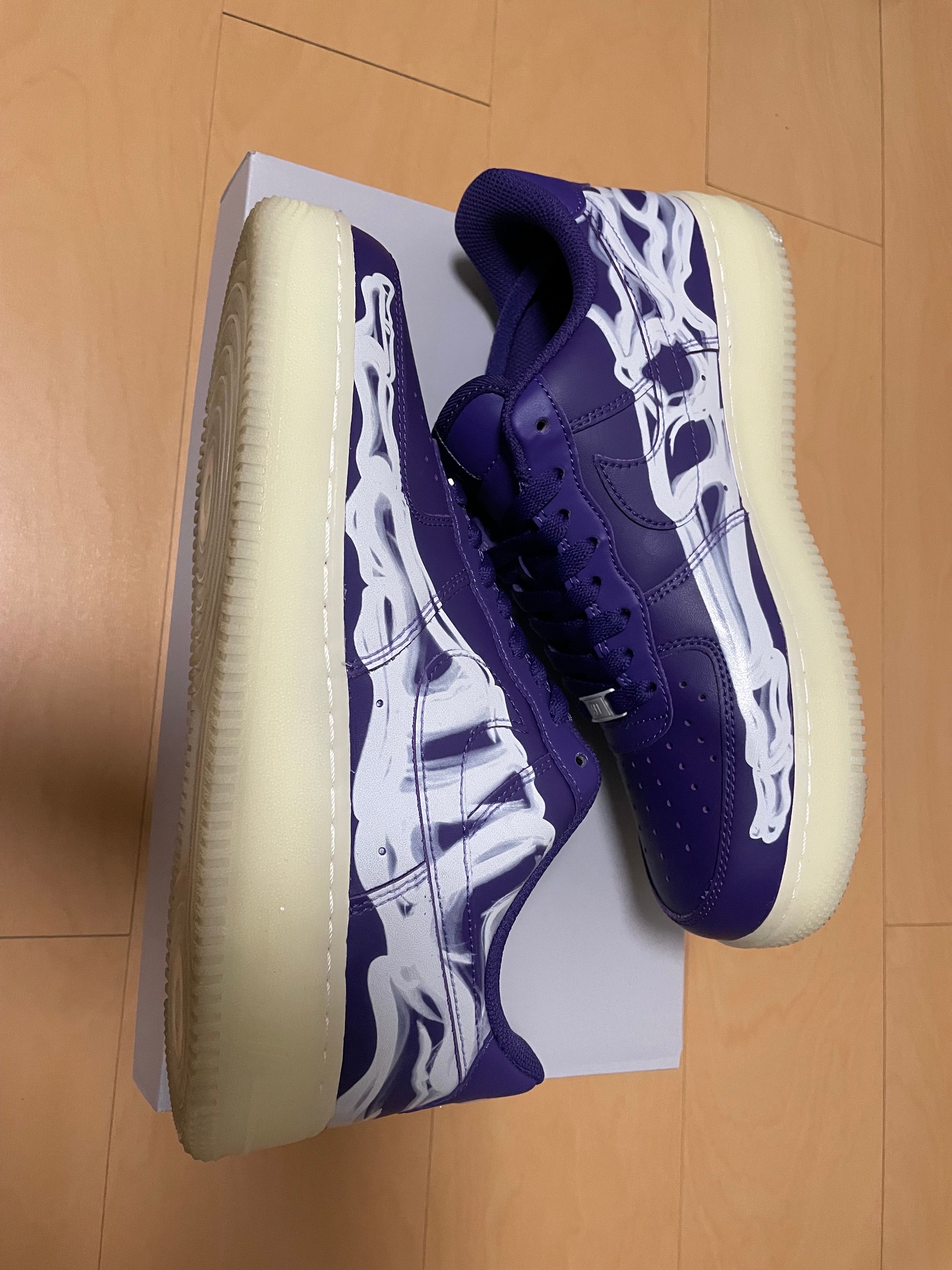 Nike Air Force 1 "Purple Skeleton"