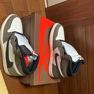 Travis Scott × Nike Air Jordan 1 Retro High OG TS SP "Sail/Dark Mocha"
