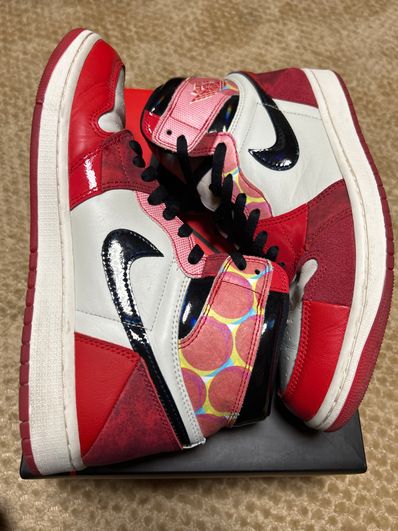 Spider-Man × Nike Air Jordan 1 Retro High OG SP "Spider-Man: Across the Spider-Verse/University Red"