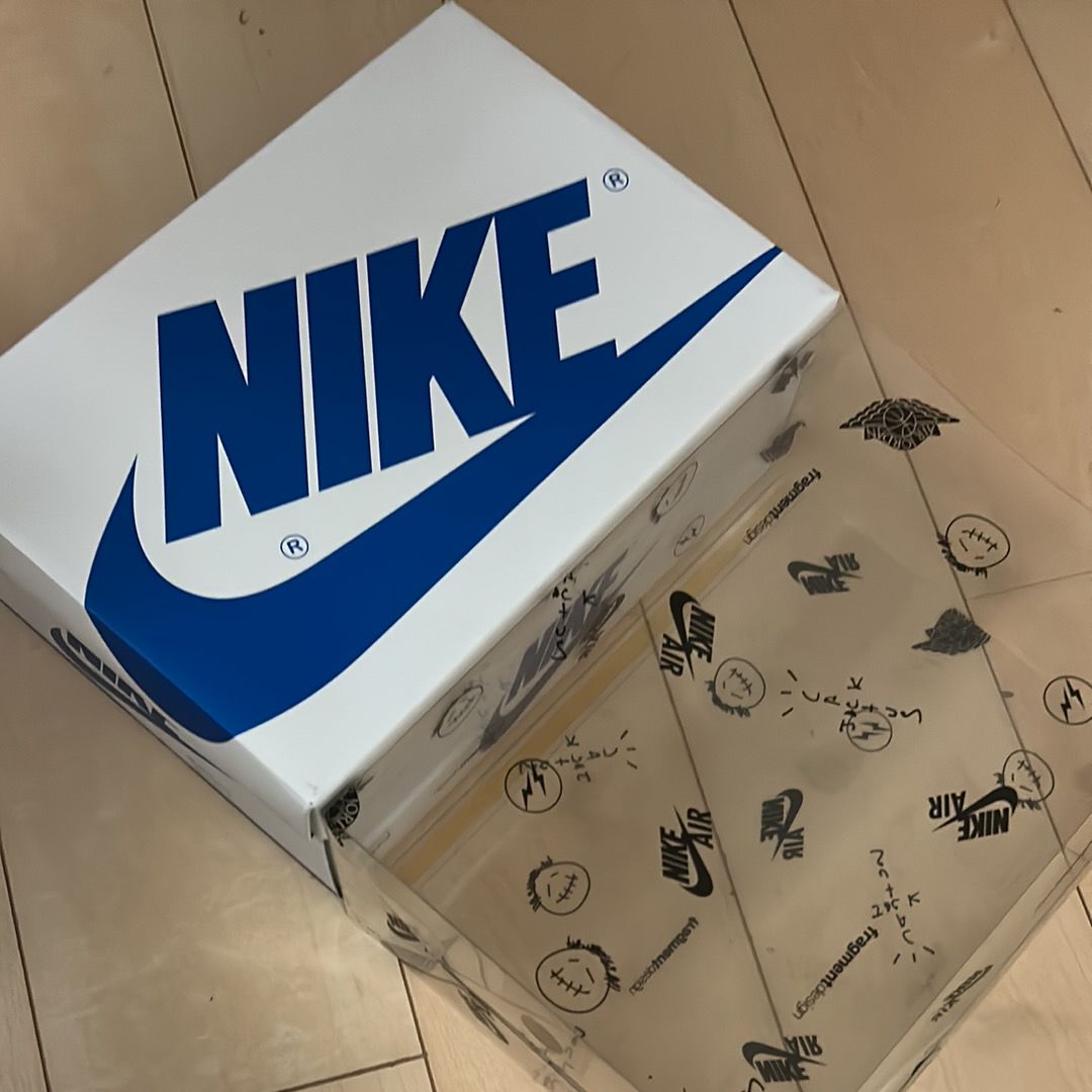 Travis Scott × fragment design × Nike Air Jordan 1 Low OG SP "Military Blue"