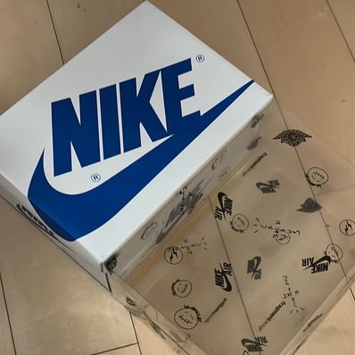 Travis Scott × fragment design × Nike Air Jordan 1 Low OG SP "Military Blue"