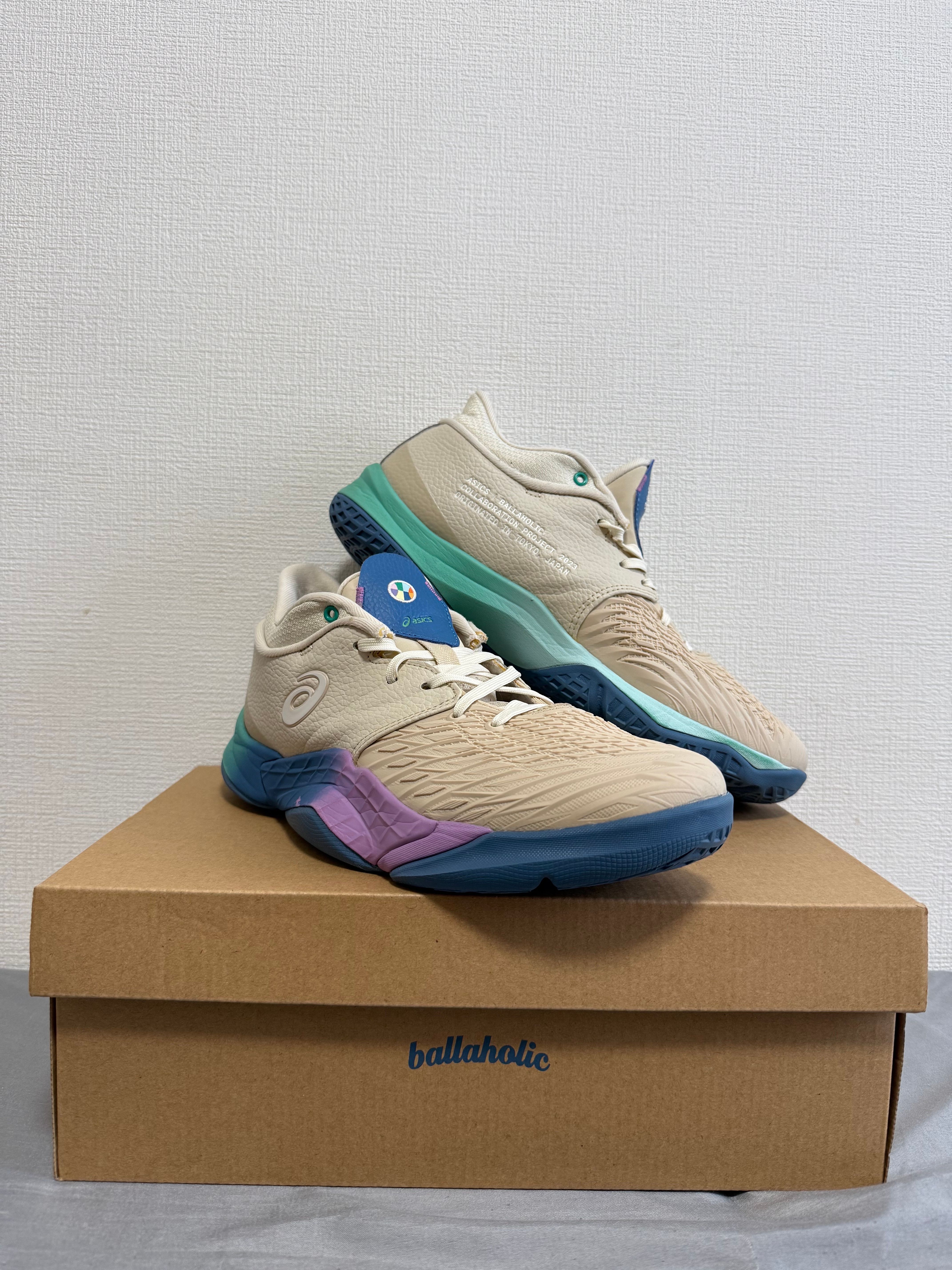 ボーラホリック × アシックス アンプレアルス ロー "スモークグレー/ホワイト"