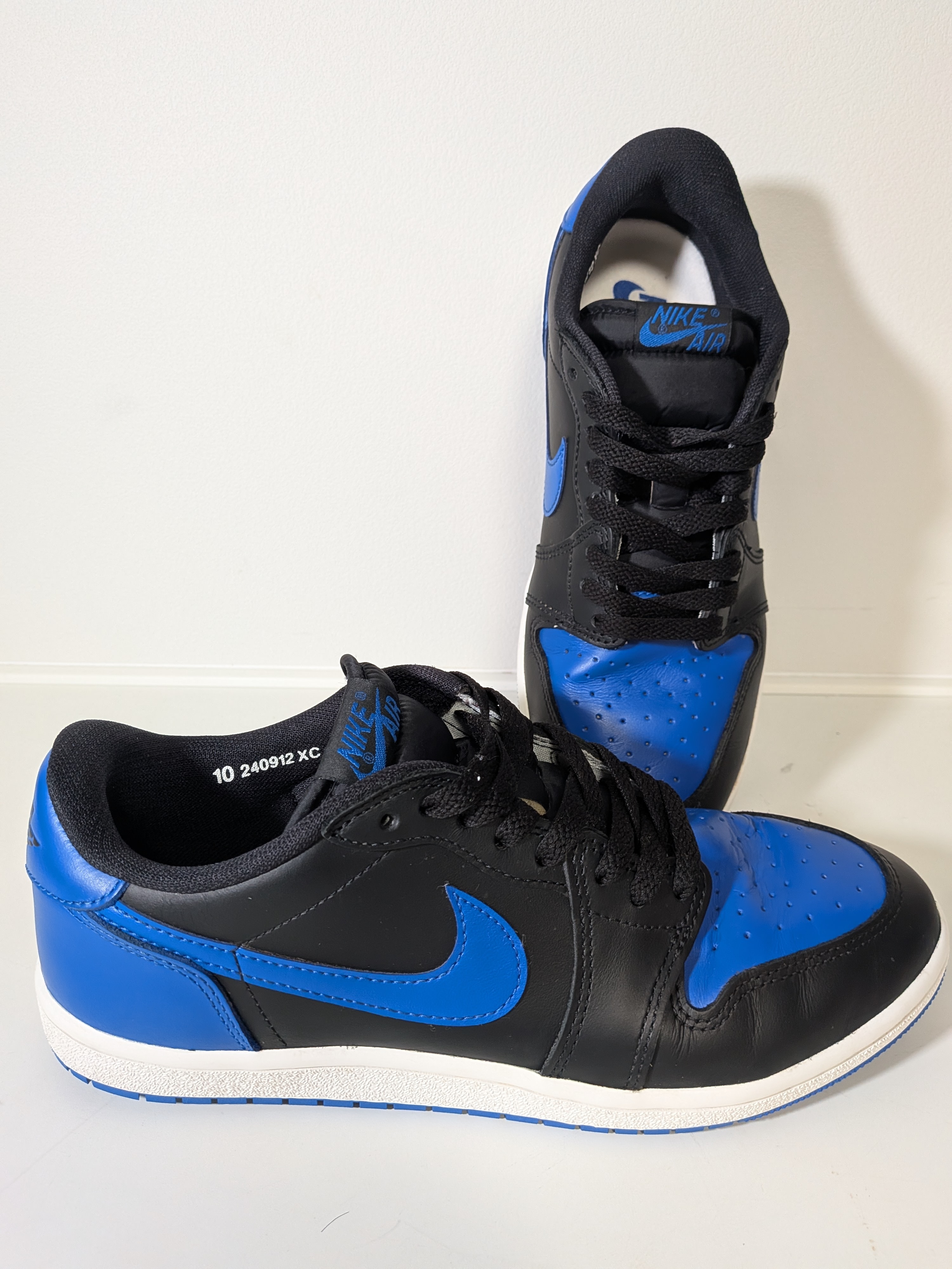 Nike Air Jordan 1 Low '85 "Black and Royal Blue"