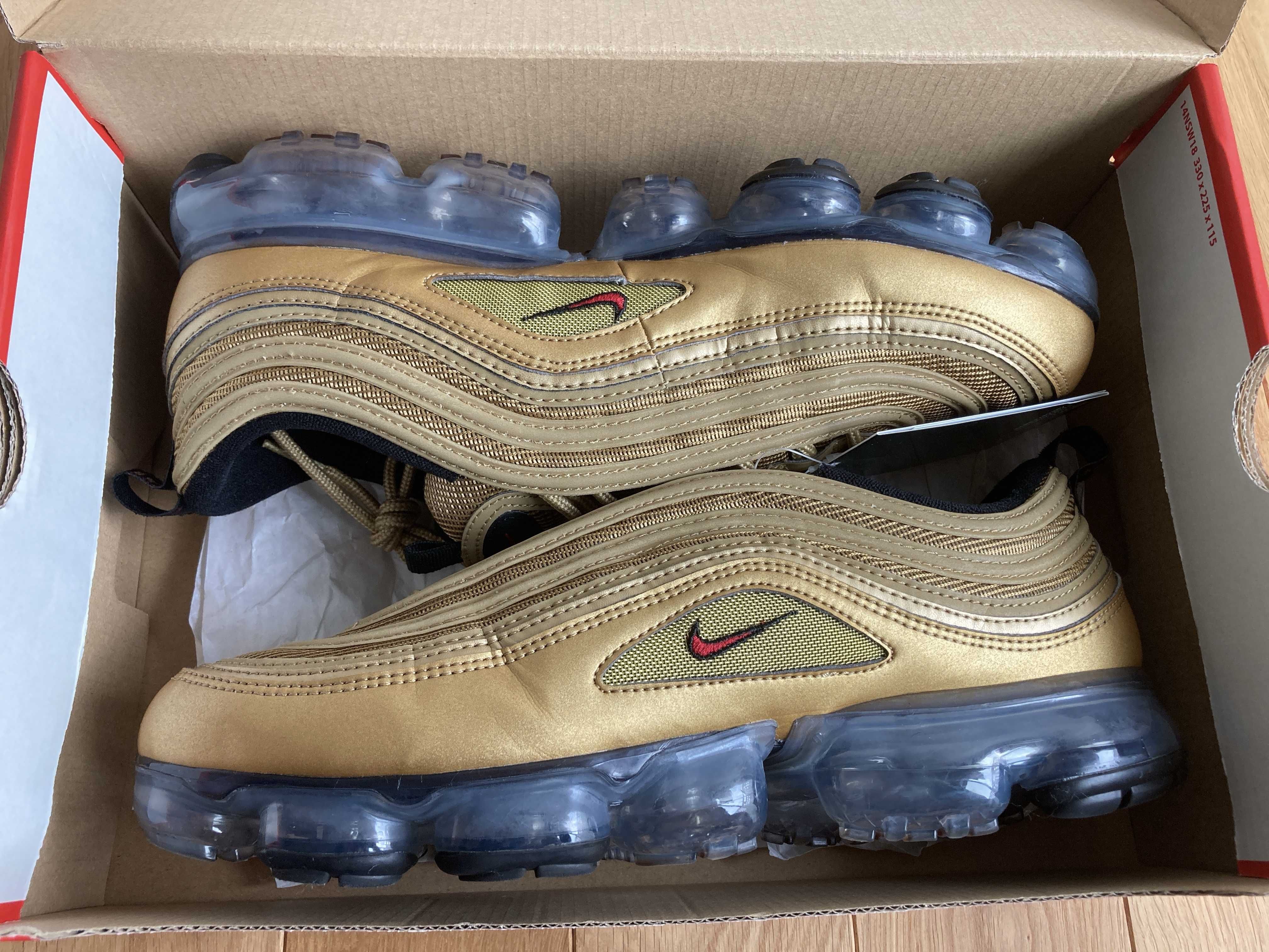 NIKE AIR VAPORMAX 97 "METALLIC GOLD"