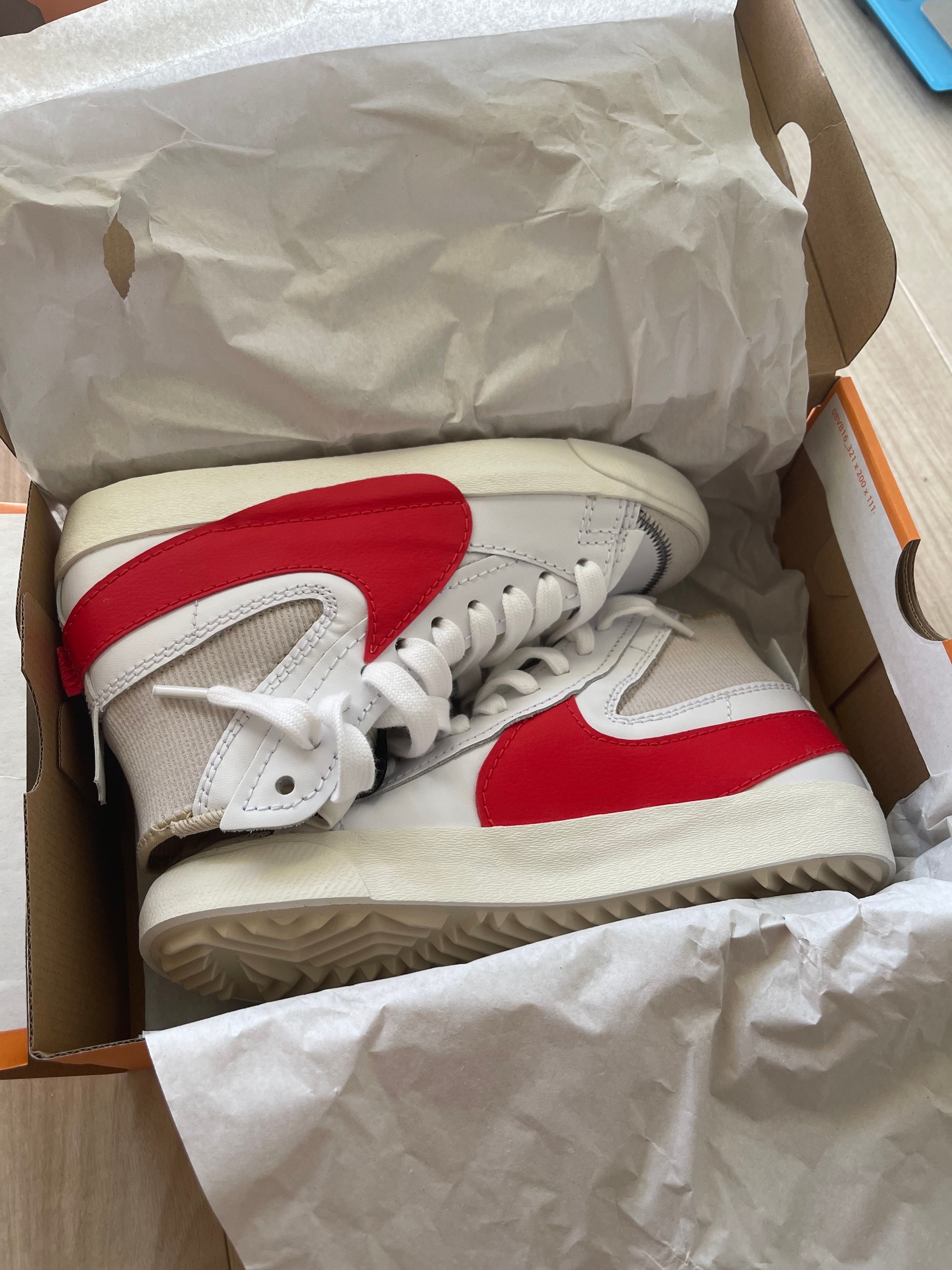 Nike Blazer Mid 77 Jumbo "White Habanero Red"