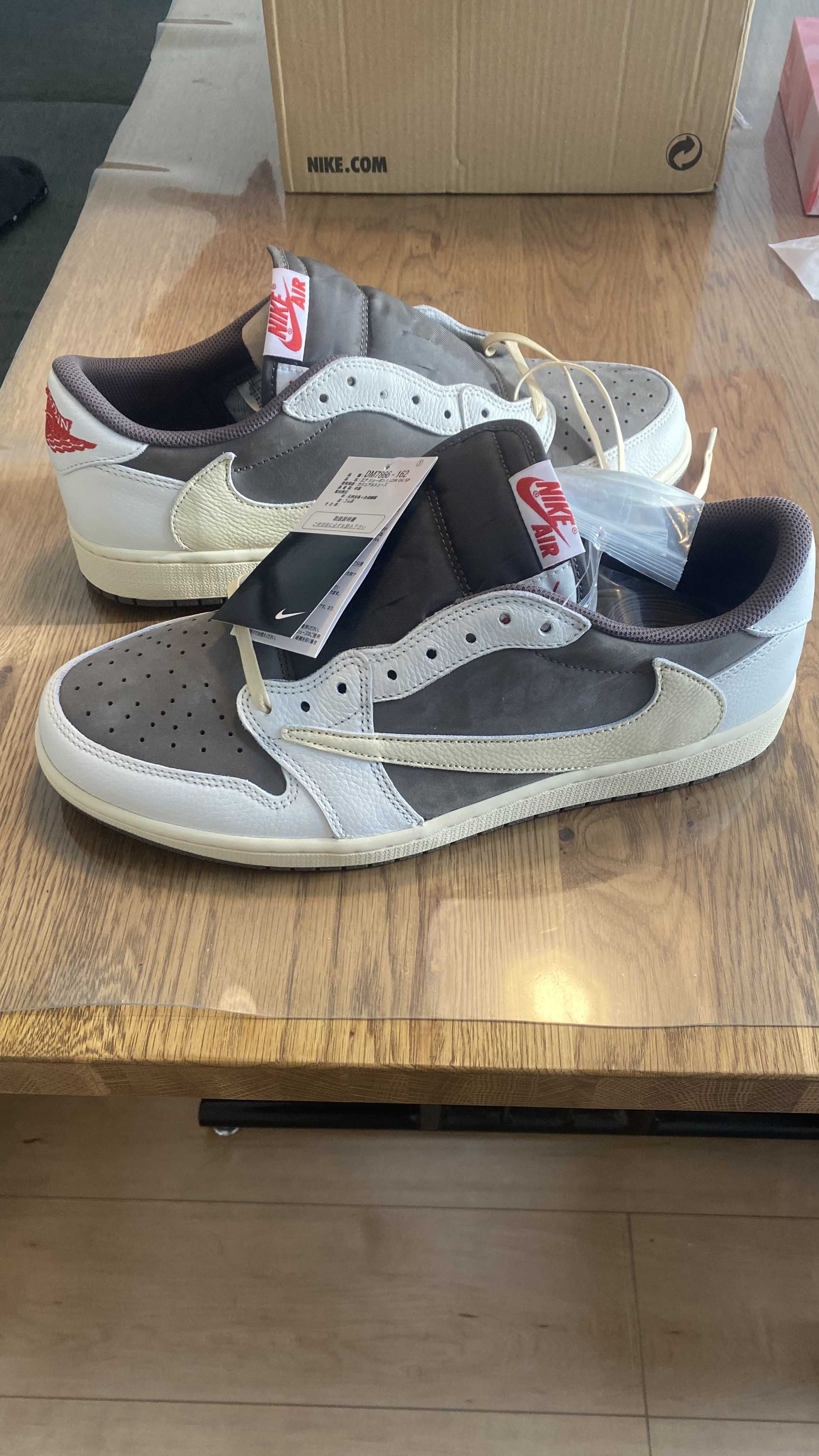 Travis Scott × Nike Air Jordan 1 Low OG SP "Reverse Mocha/Sail and Ridgerock"