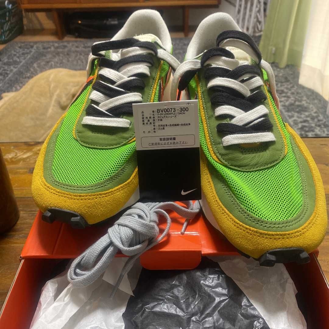 sacai × Nike LDV Waffle "Green"