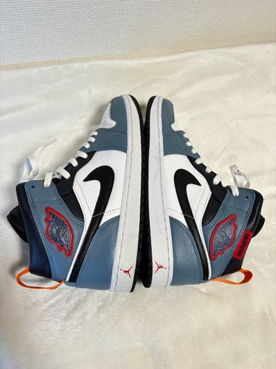 FACETASM × Nike Air Jordan 1 Mid "White/Navy"