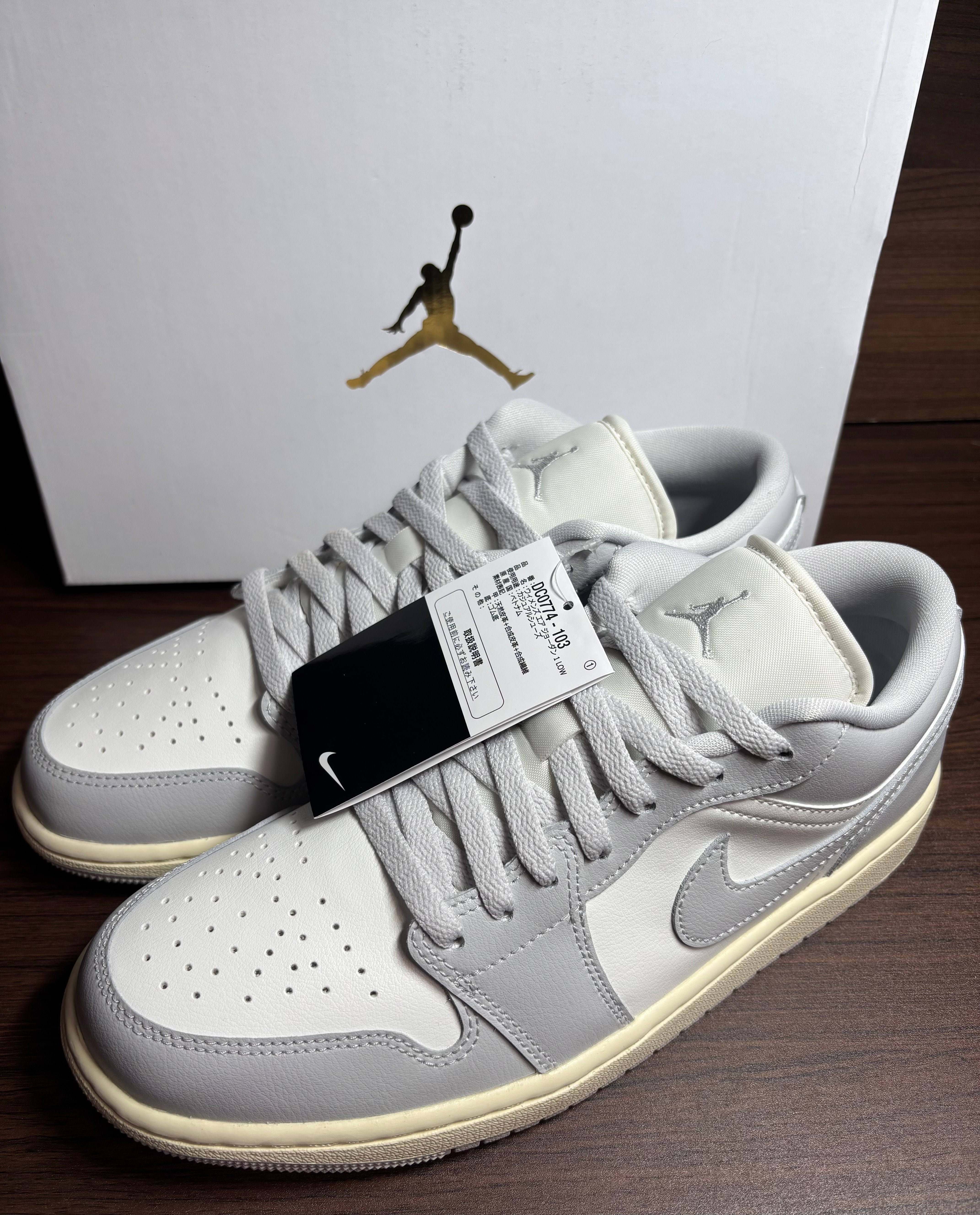 Nike Women's Air Jordan 1 Low "Sail/Coconut Milk/Neutral Grey"