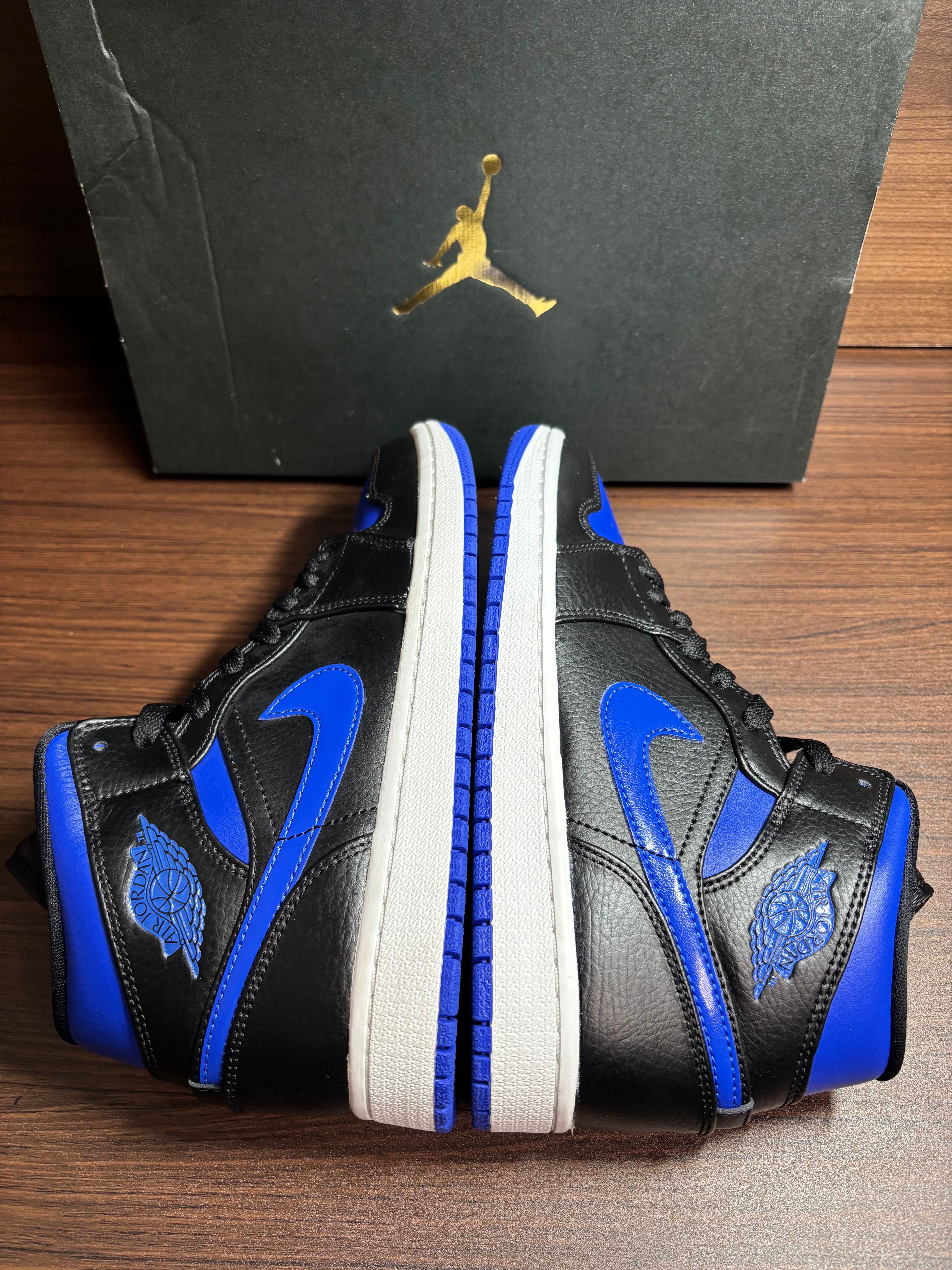 NIKE AIR JORDAN 1 MID "BLACK/BLUE"