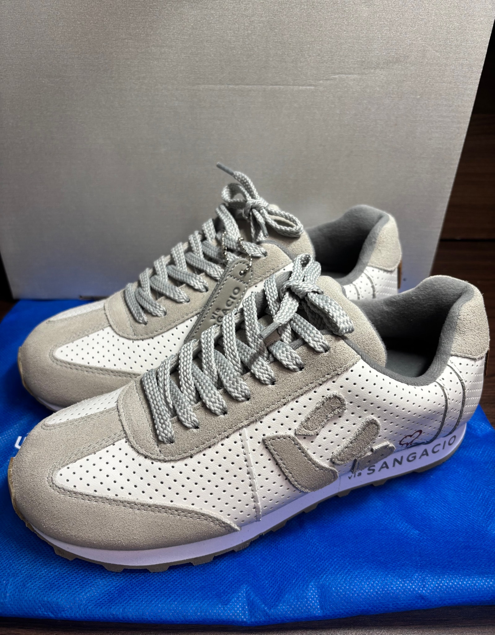 Brandalised × SANGACIO Mom "White/Gray"