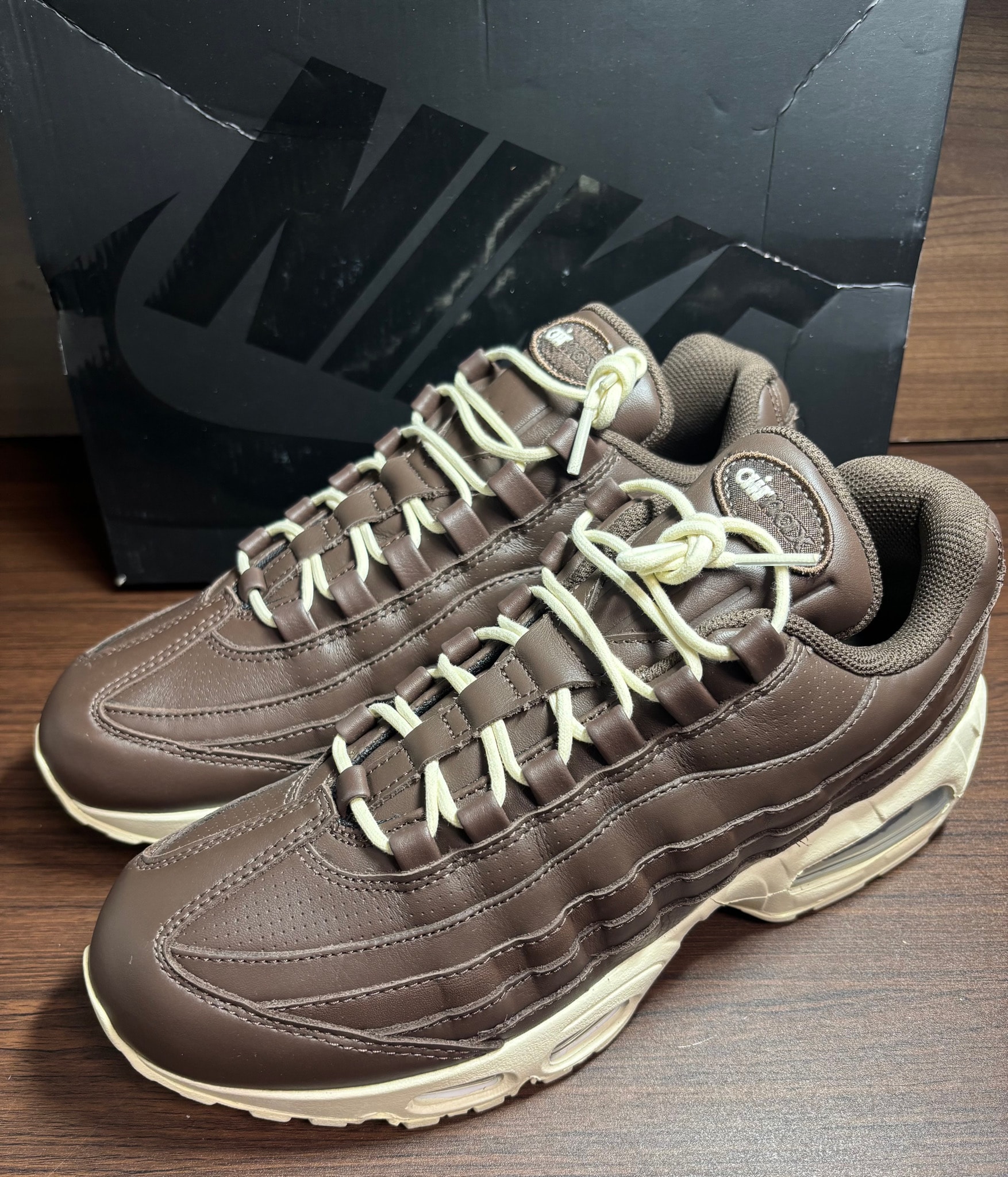 Nike Air Max 95 Big Bubble Leather "Baroque Brown/Black"