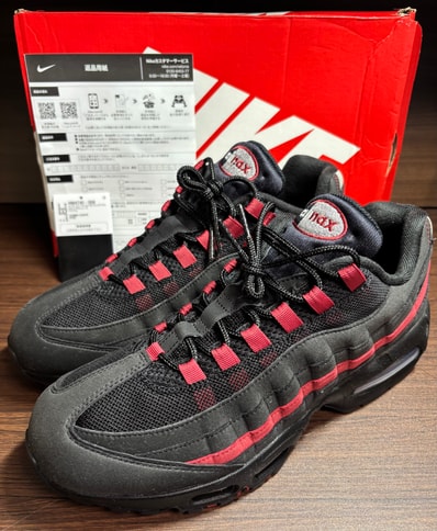 Nike Air Max 95 OG Big Bubble "Black/Team Crimson"
