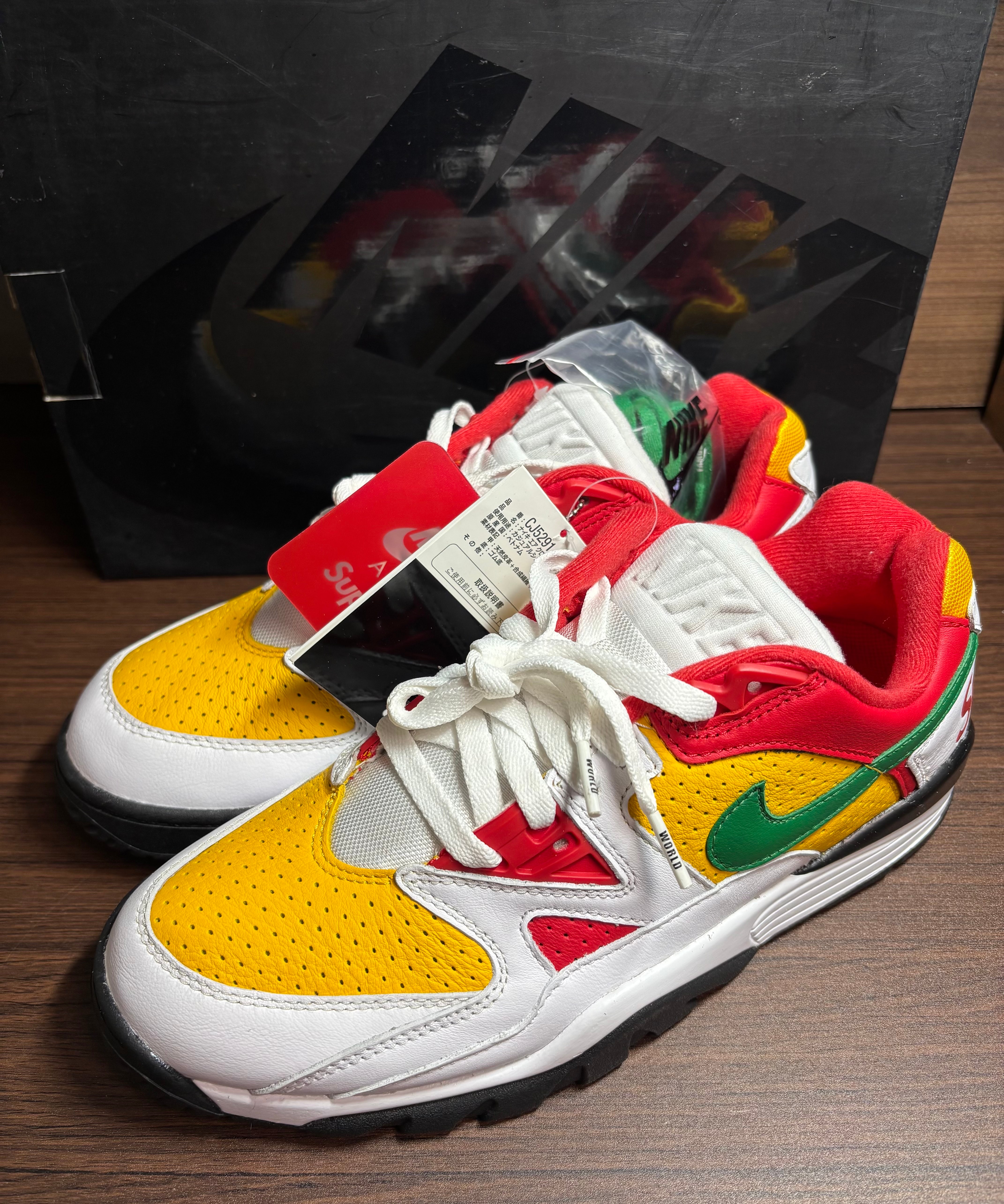 Supreme × Nike Air Cross Trainer 3 Low "White"