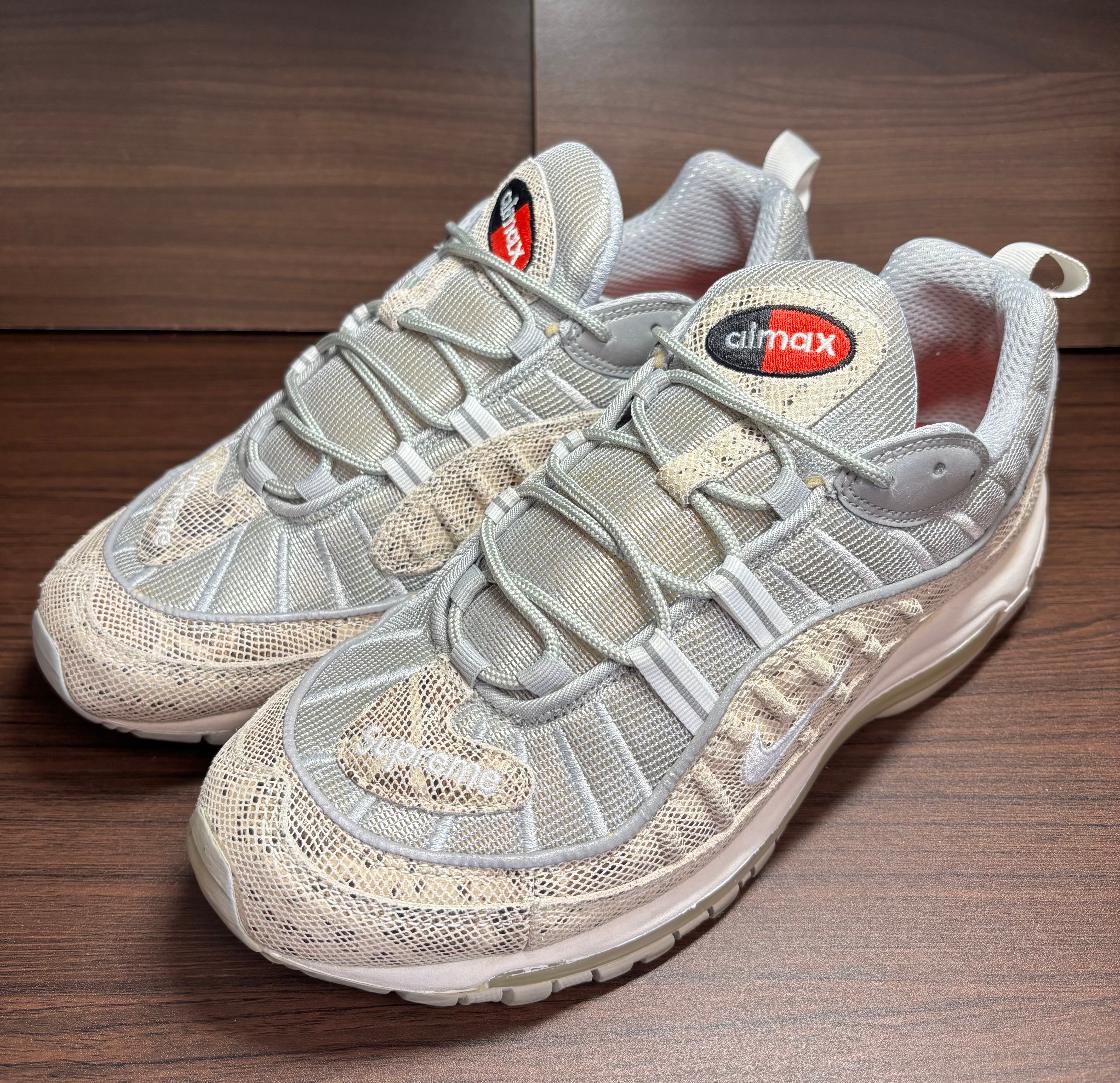 Supreme × Nike Air Max 98 "Snakeskin"